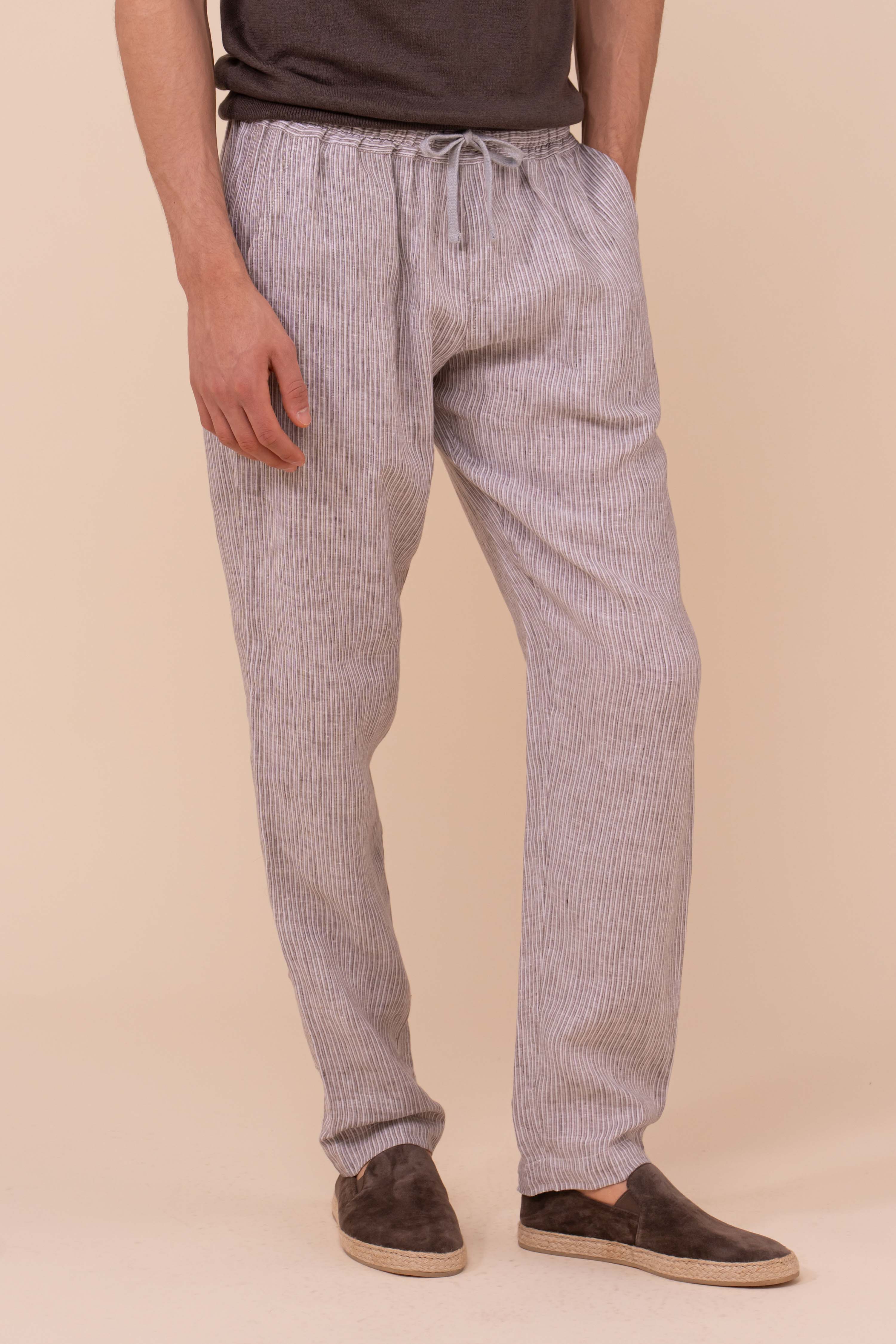 Bonifacio Linen Striped Pants - Image 2
