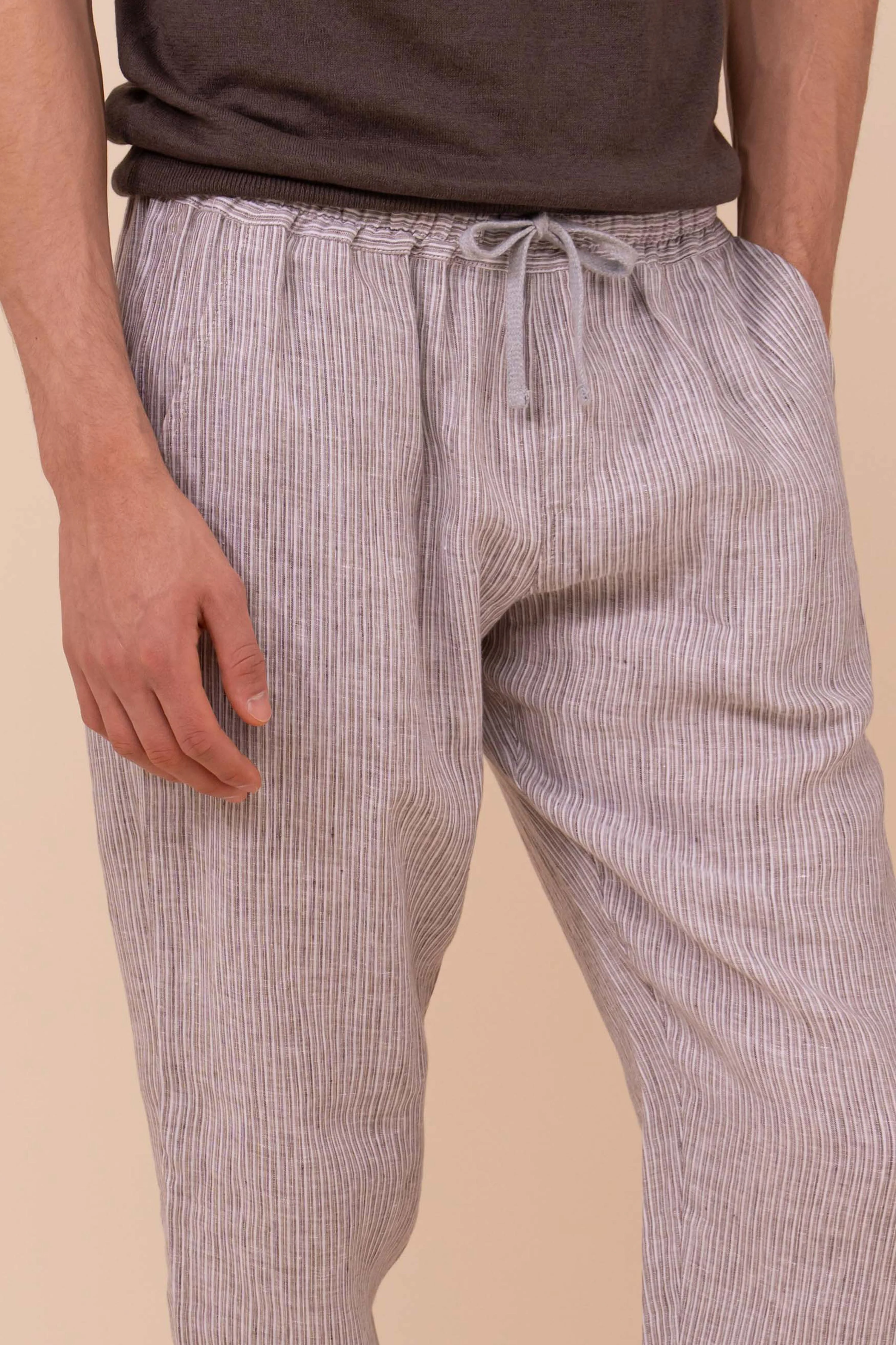 Bonifacio Linen Striped Pants - Image 4