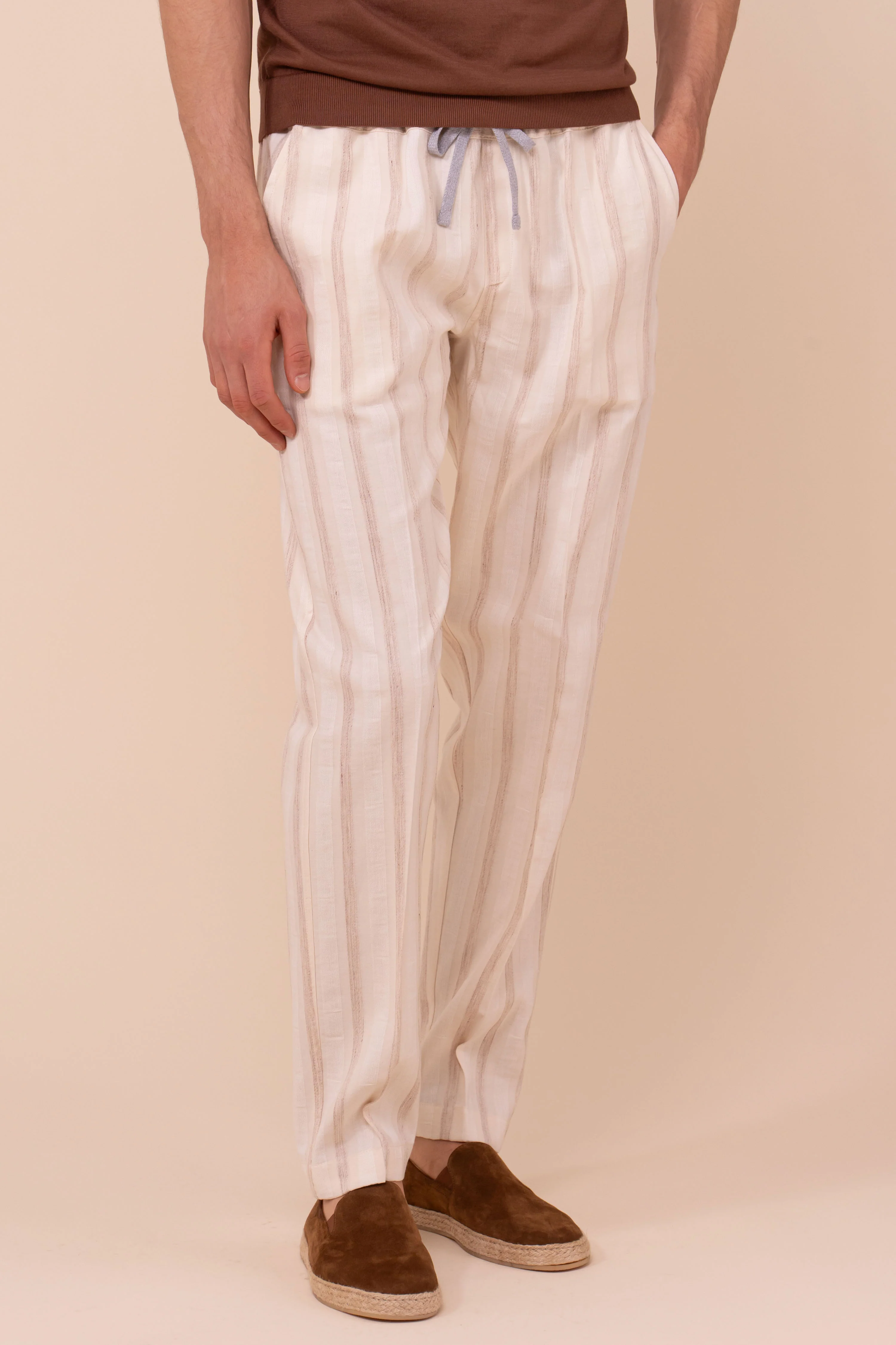 Bonifacio Linen Striped Pants - Image 2