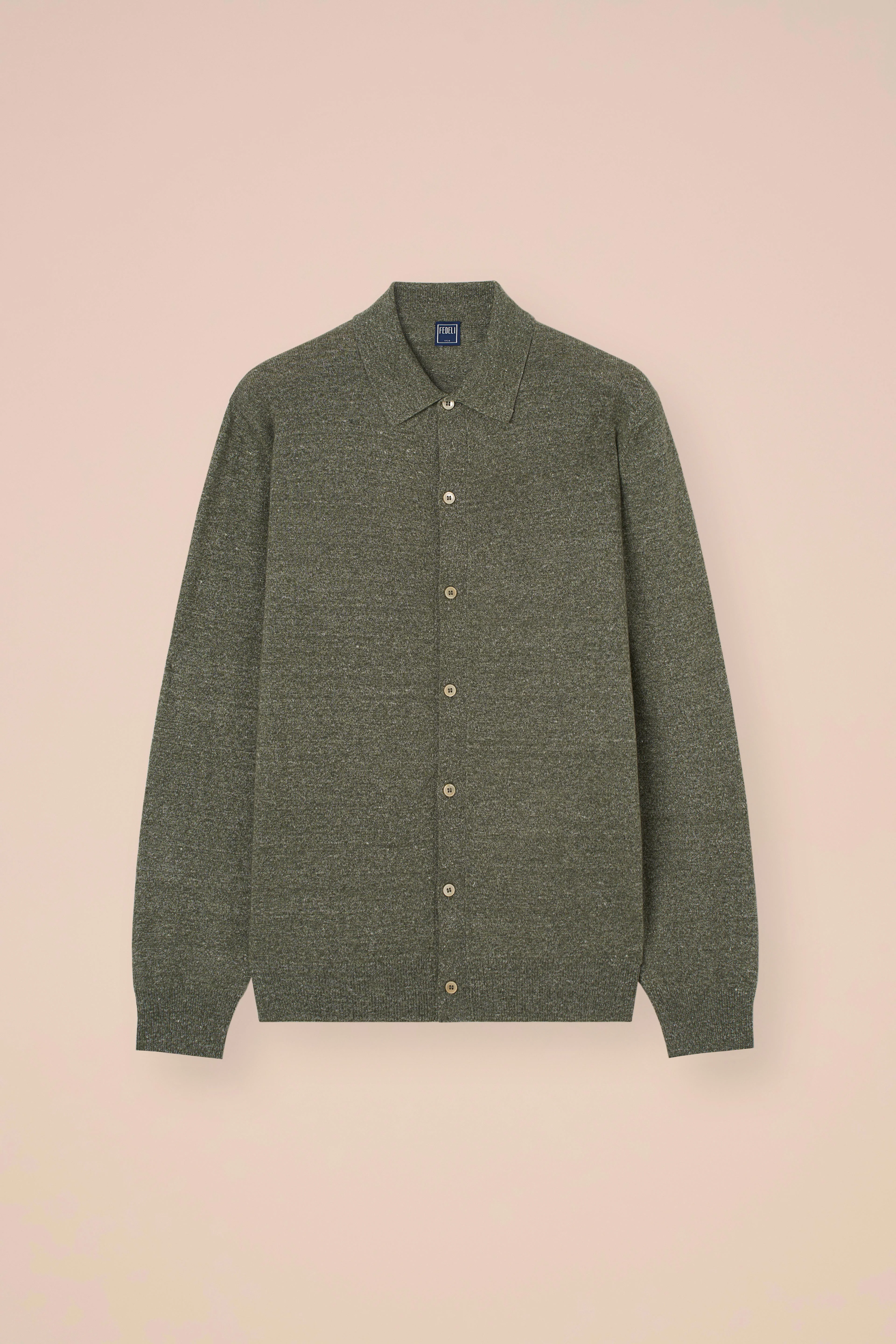 Cashmere and Linen Knit Shirt - Image 6