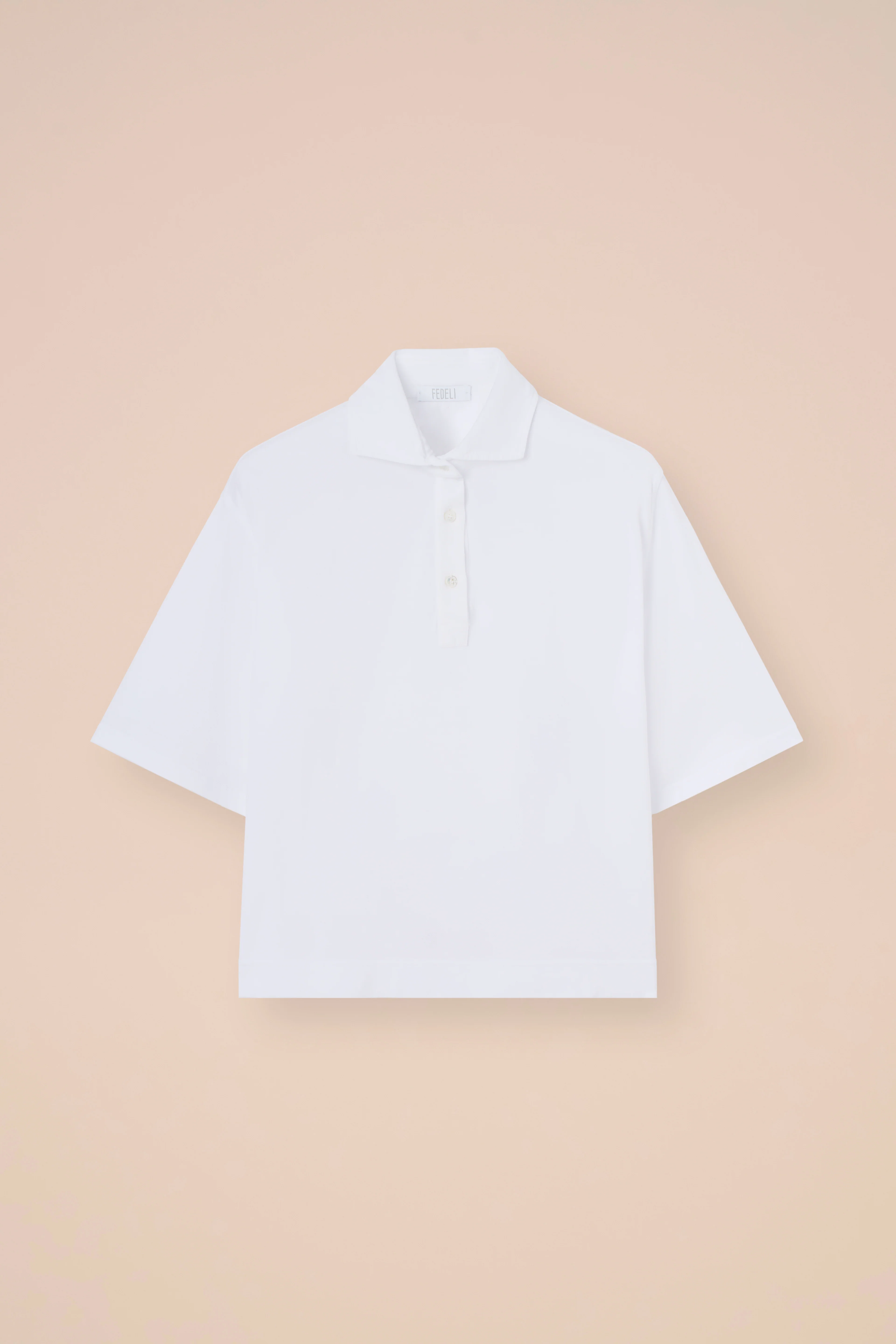Circe Cotton Piquet  Boxy Polo - Image 5