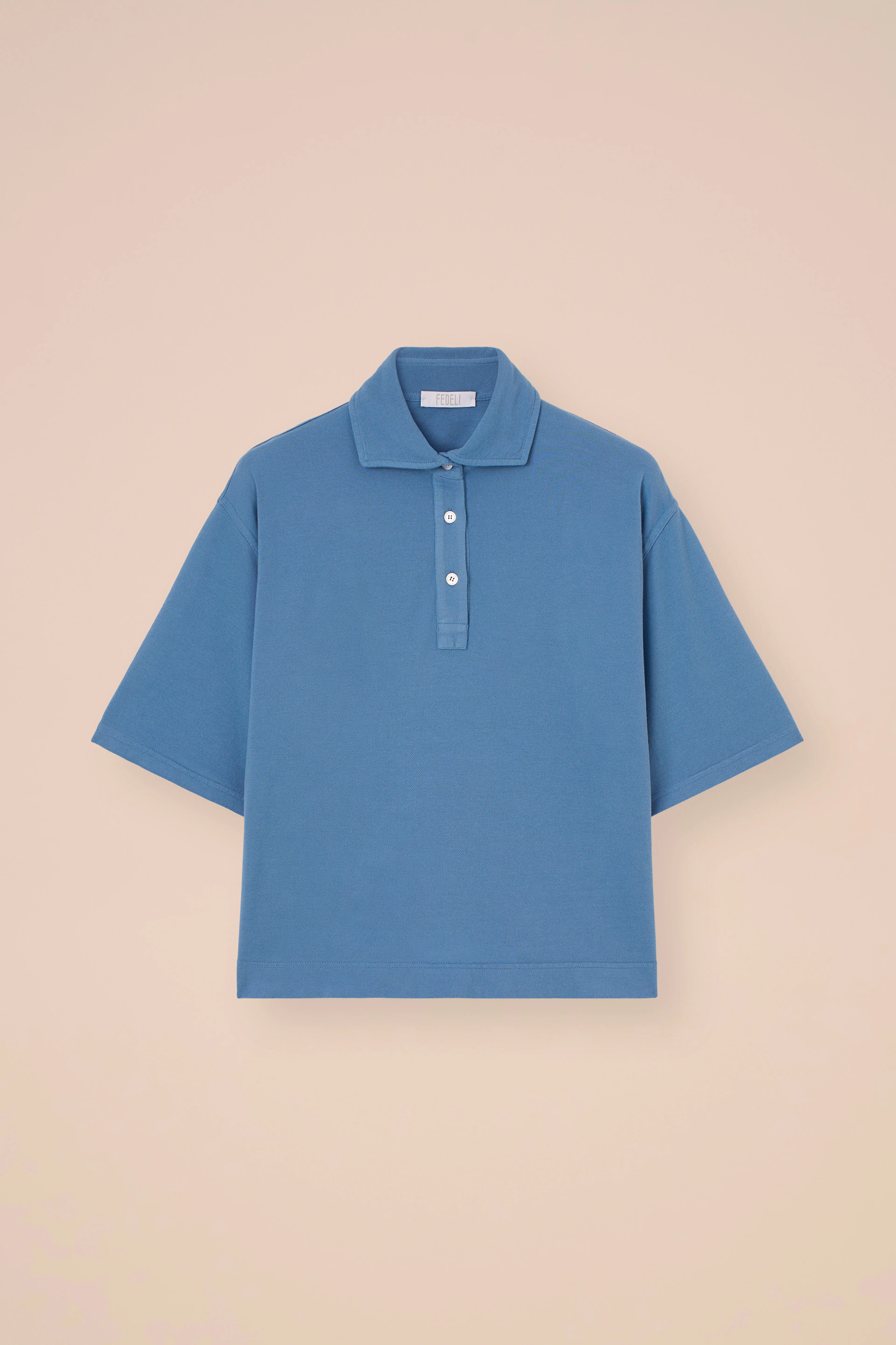 Circe Cotton Piquet  Boxy Polo - Image 6