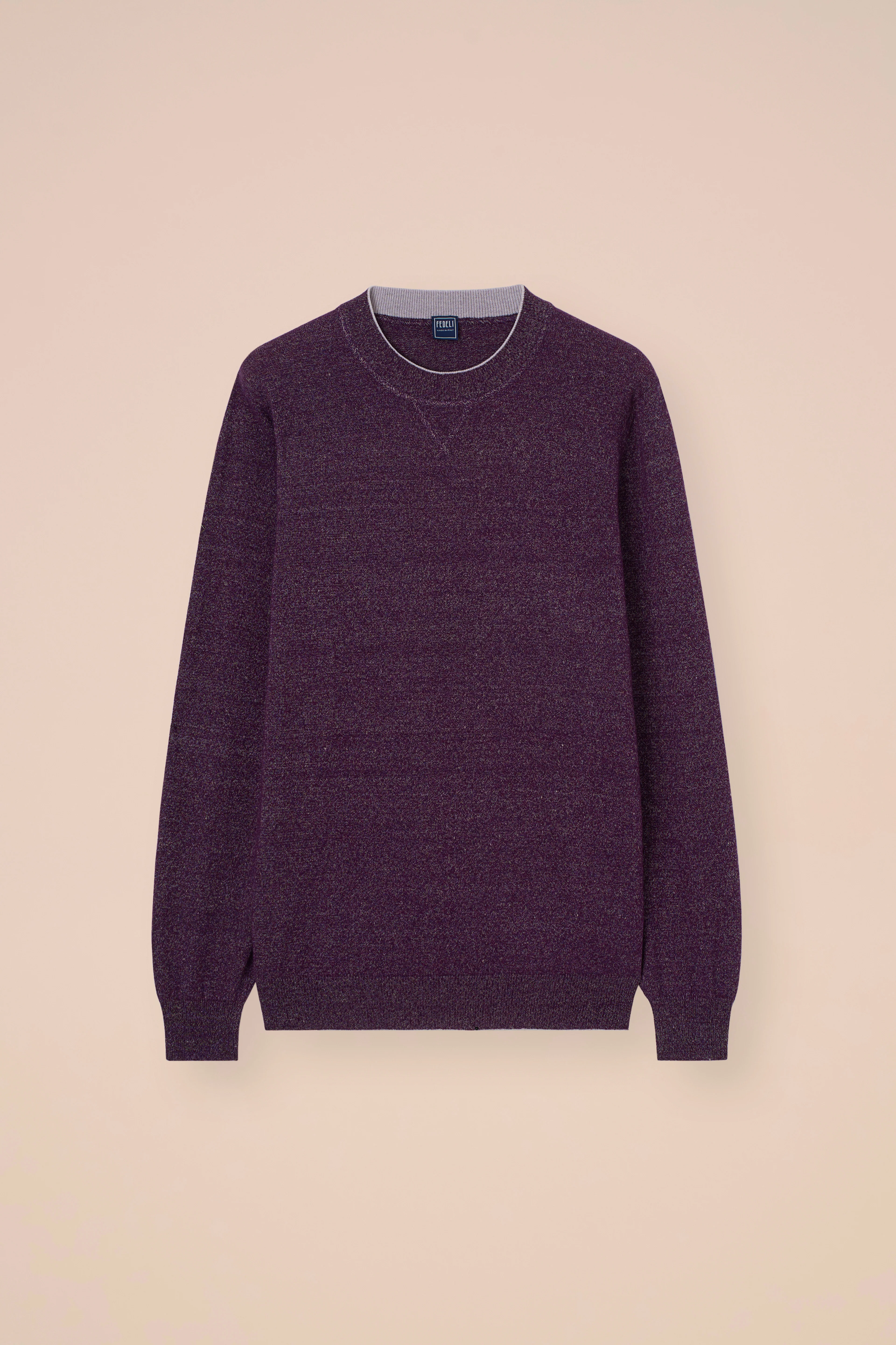 David Cashmere and Linen Sweater - Bicolor - Image 6