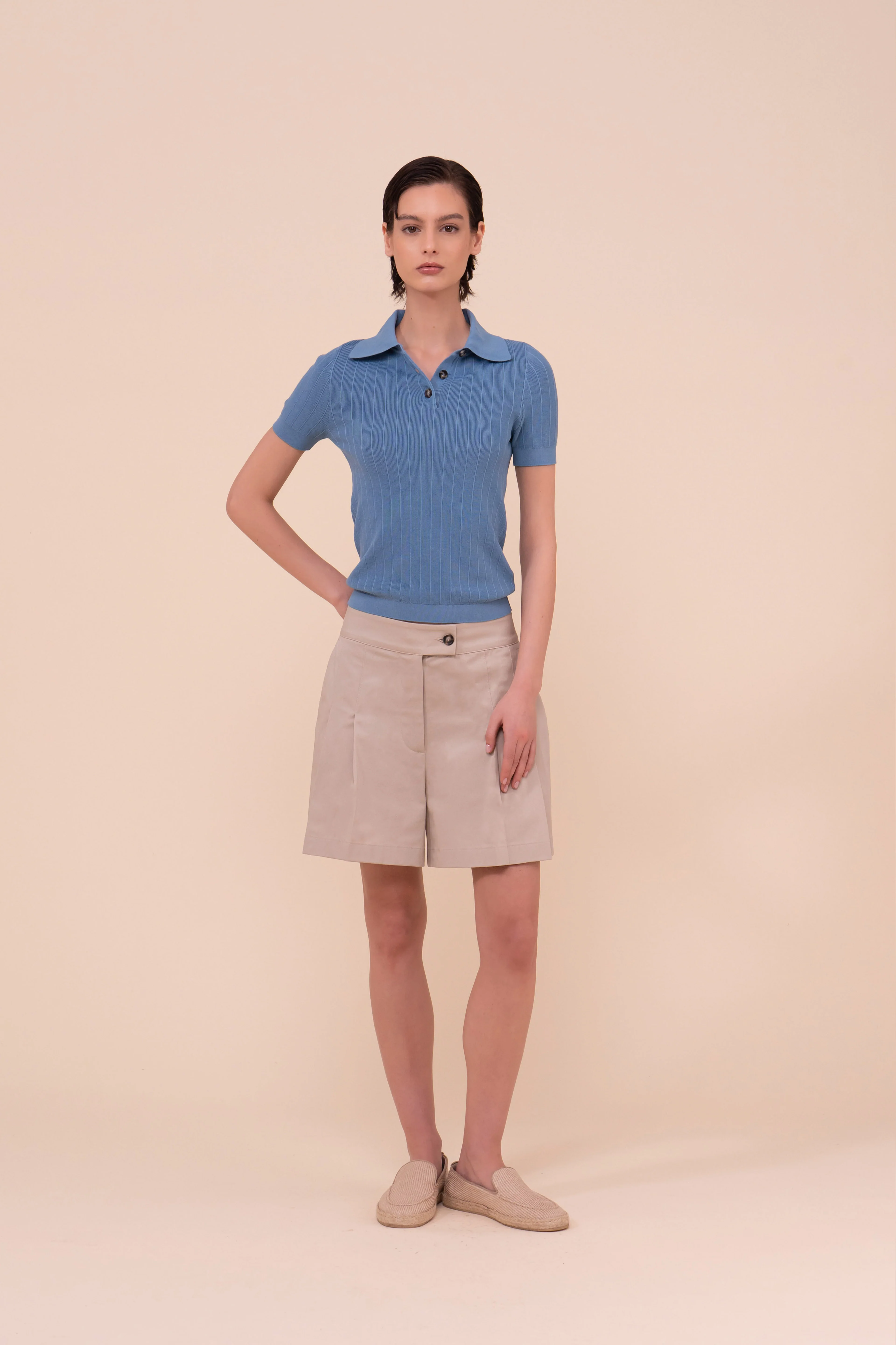 Egon Cotton Gabardine Shorts