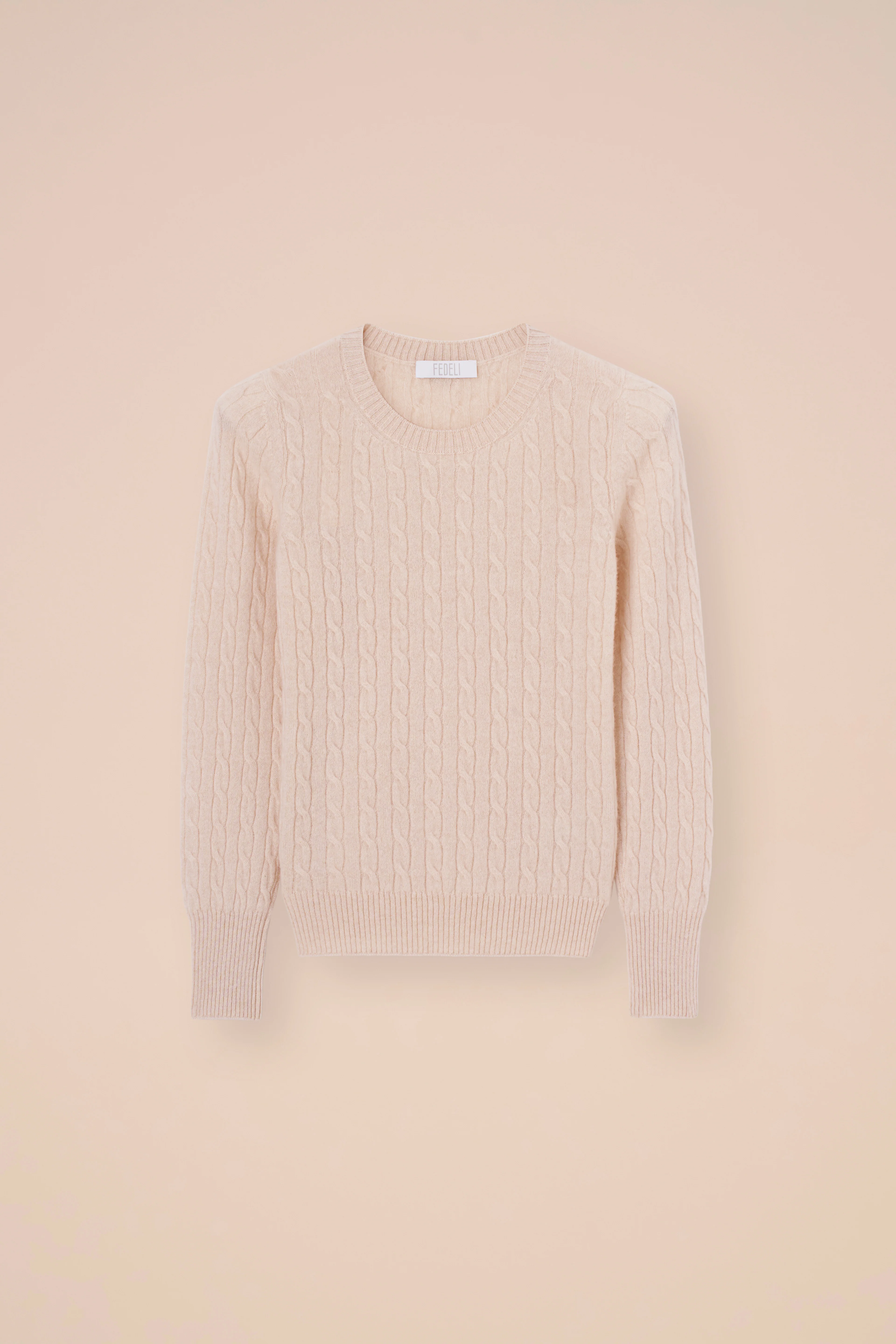 Franz Persia Cashmere Cable Crewneck - Image 5