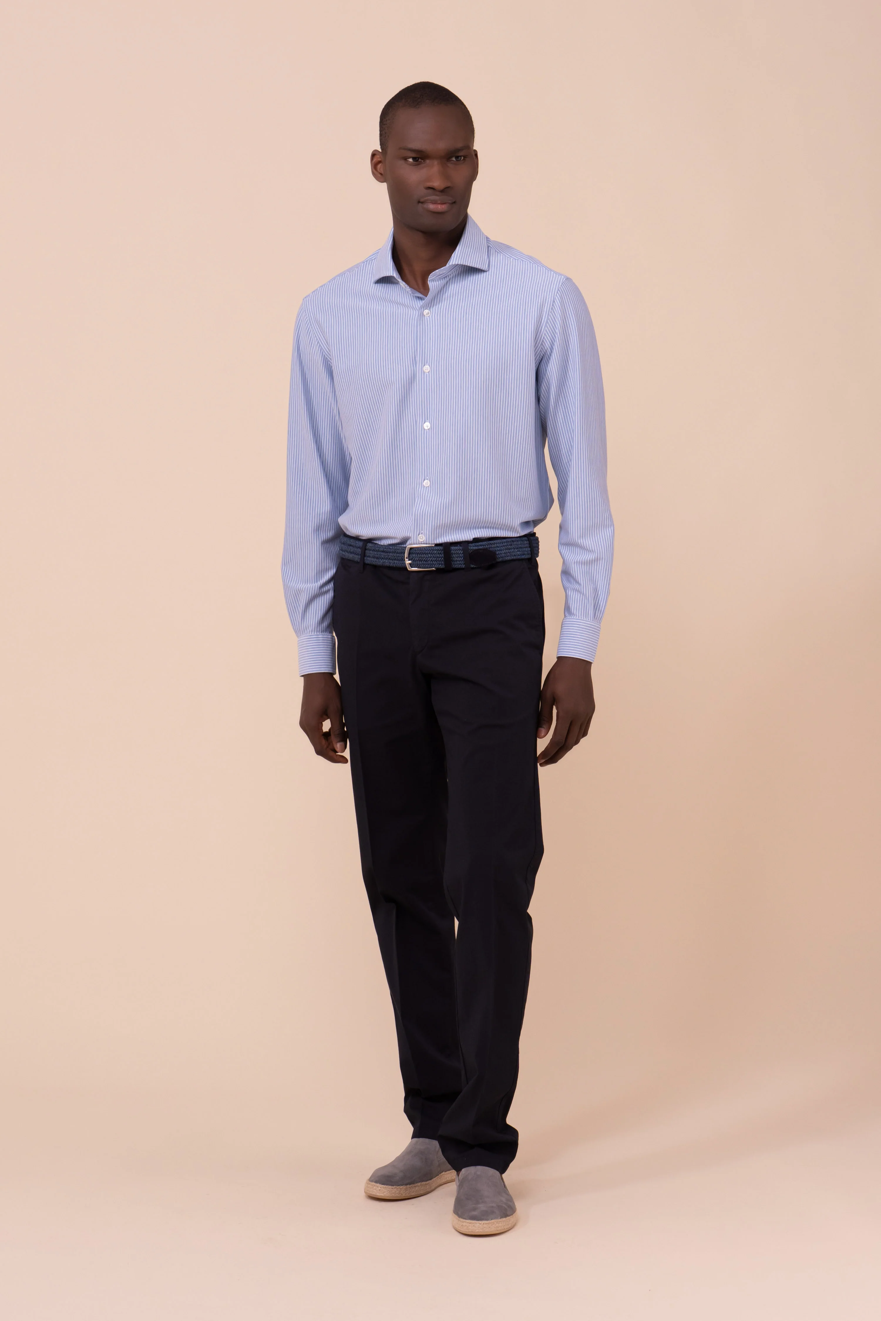 Giorgio Techno Striped Jersey Shirt - Image 2