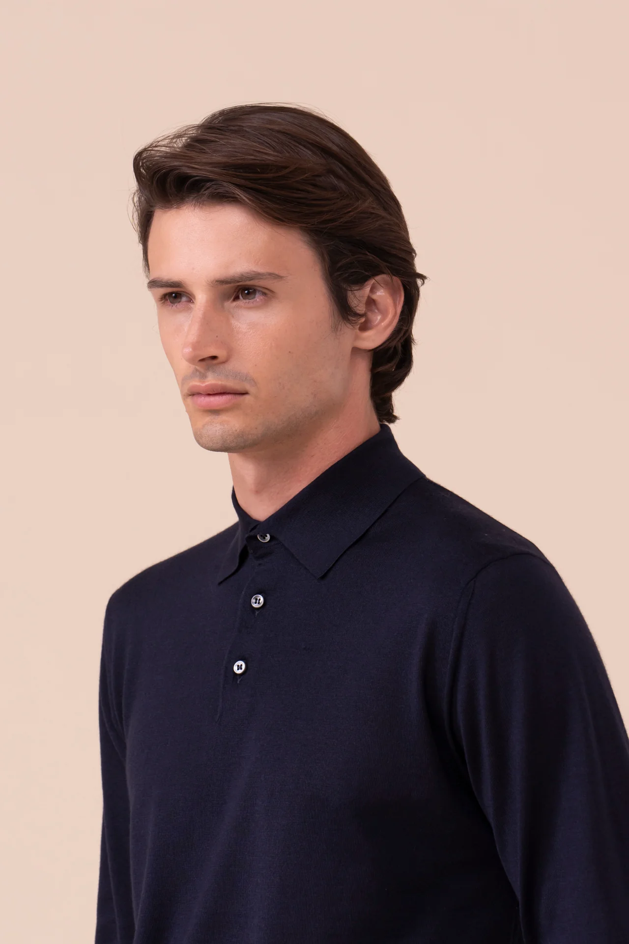 Sportman Cashmere Silk Knit Polo in iconic colors - Image 4