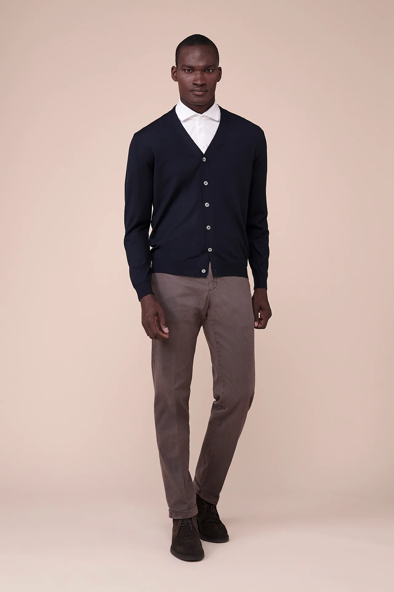Cashmere Cardigan in iconic colors - Image 2