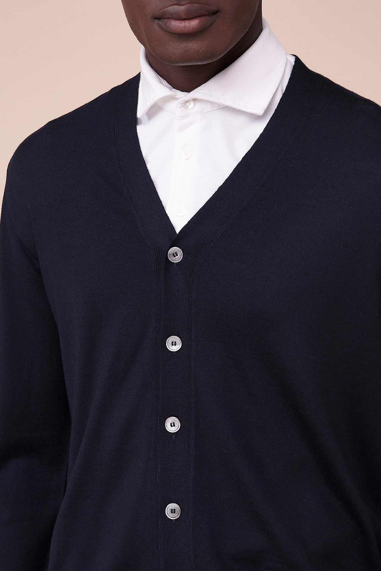 Cashmere Cardigan in iconic colors - Image 4