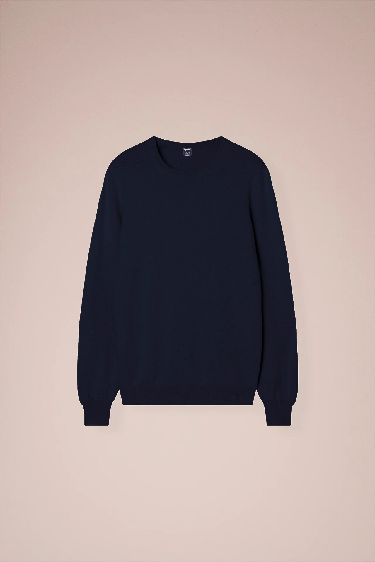 Argentina Slim Cashmere Crewneck in iconic colors - Image 5