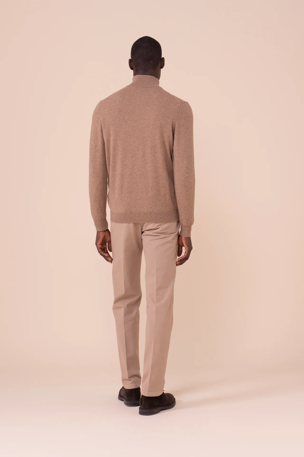 Favonio Slim Cashmere Long Sleeve Sweater in iconic colors - Image 3