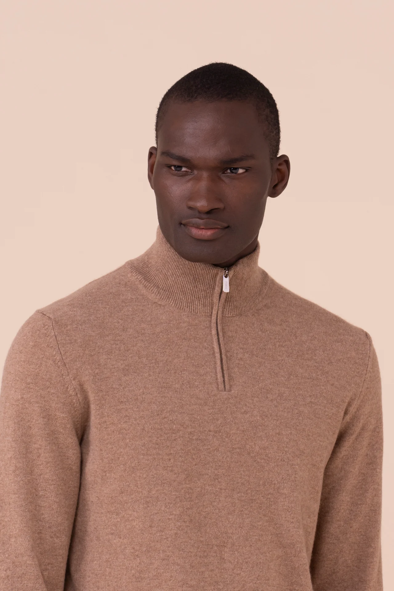 Favonio Slim Cashmere Long Sleeve Sweater in iconic colors - Image 4
