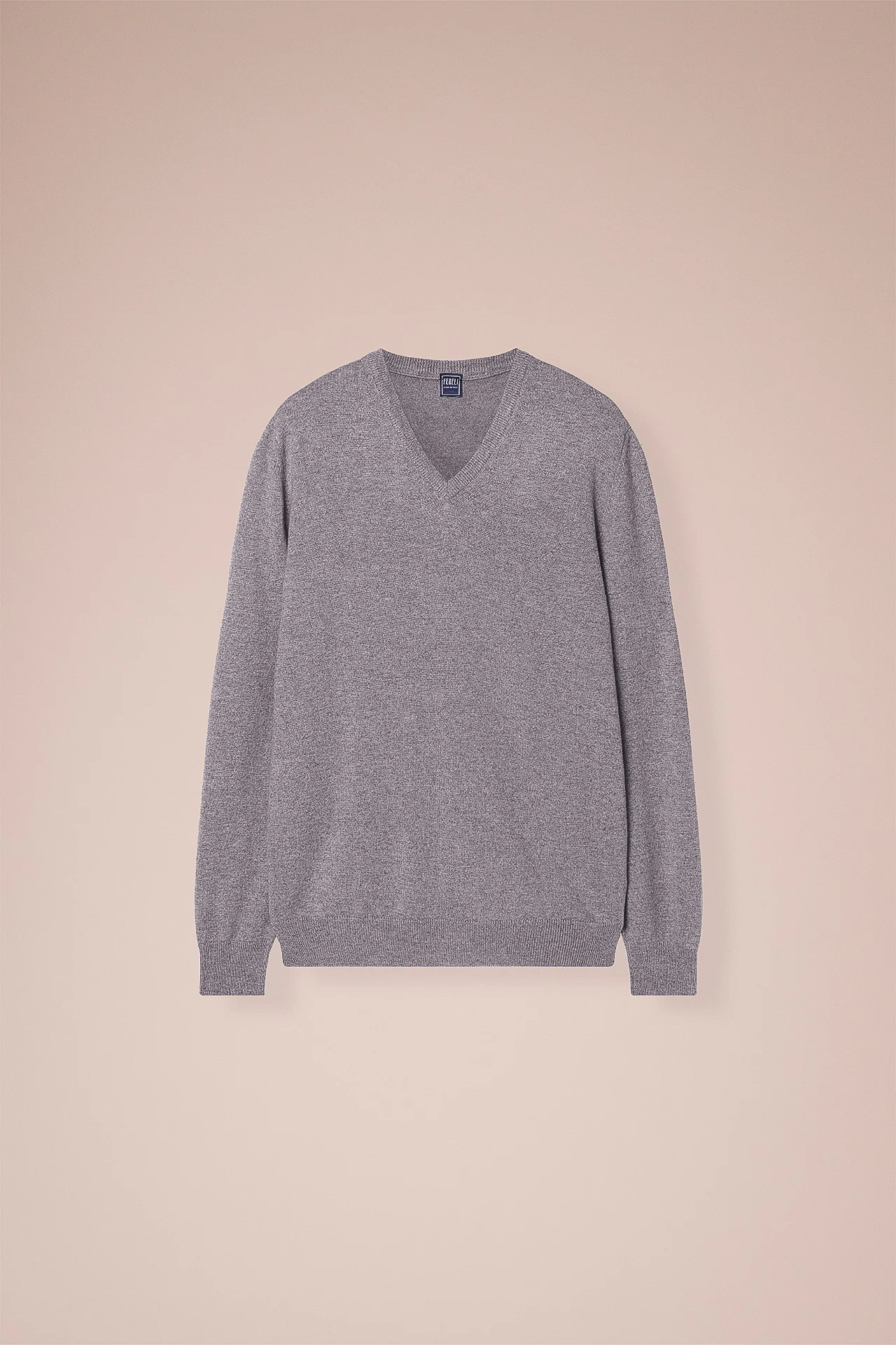 Pull Cashmere V-neck in iconic colors - Image 7