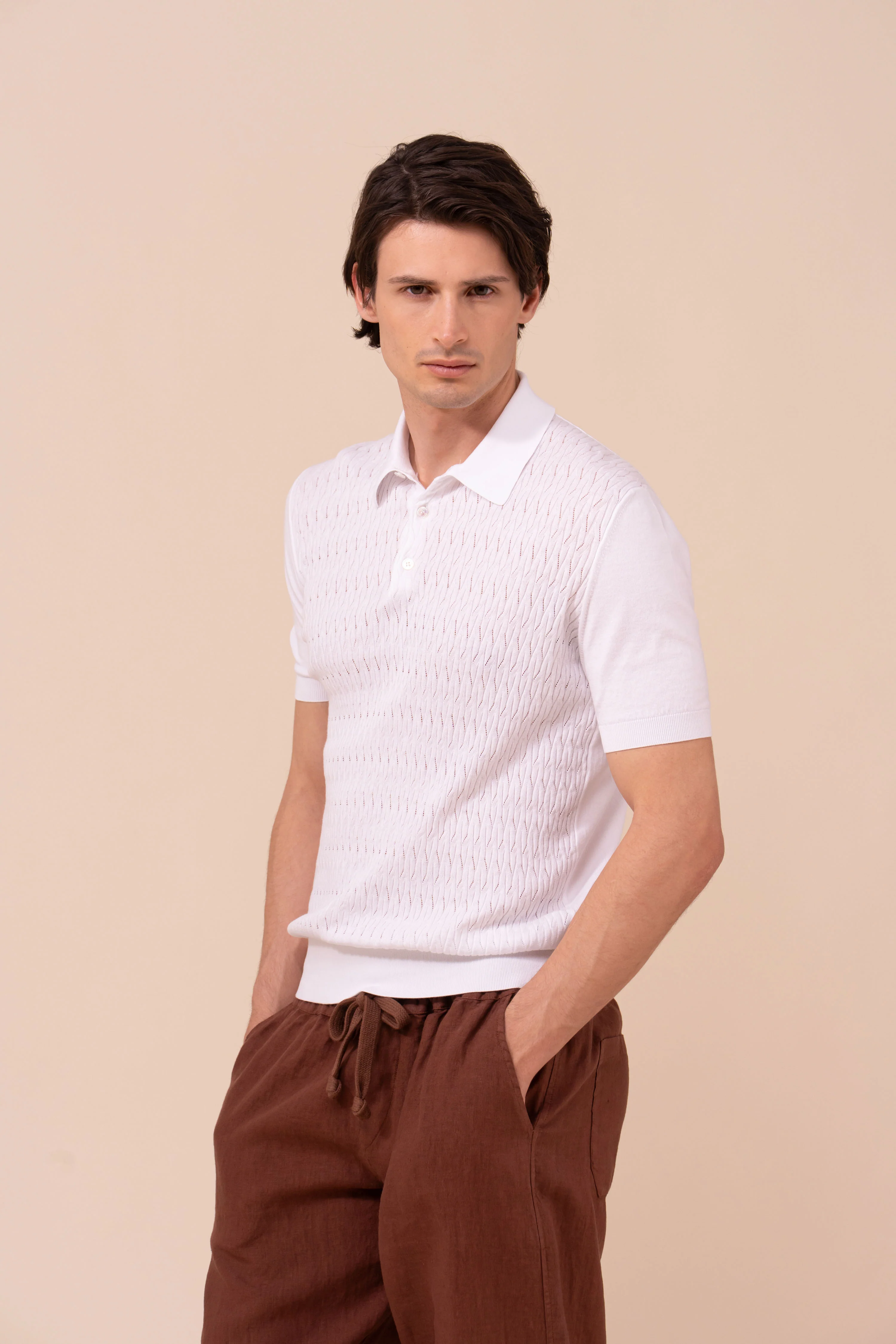 Joao Giza Organic Cotton Short Sleeve Polo