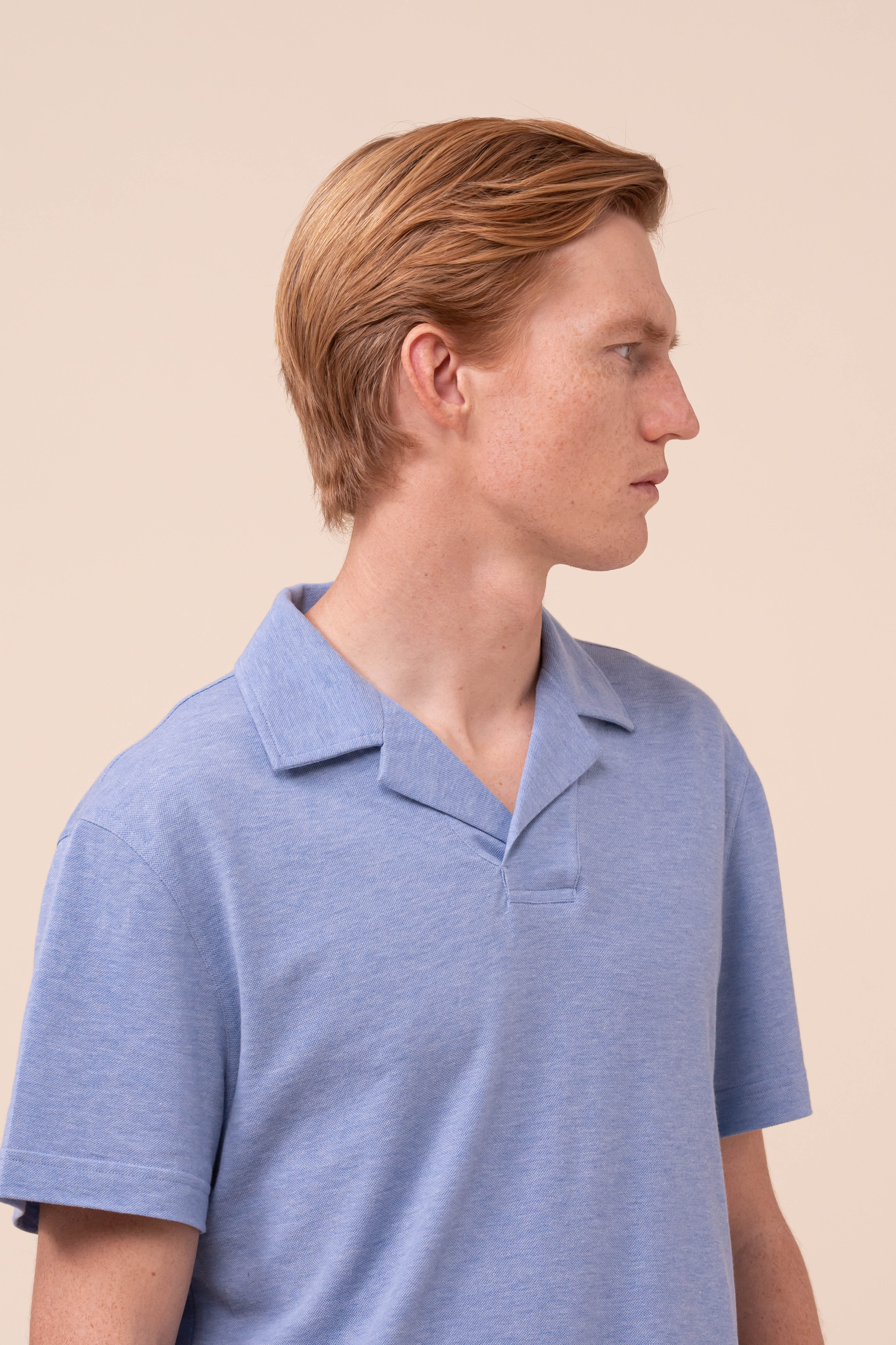 Jolly Superlight Linen and Cotton Piquet Polo Shirt - Image 4