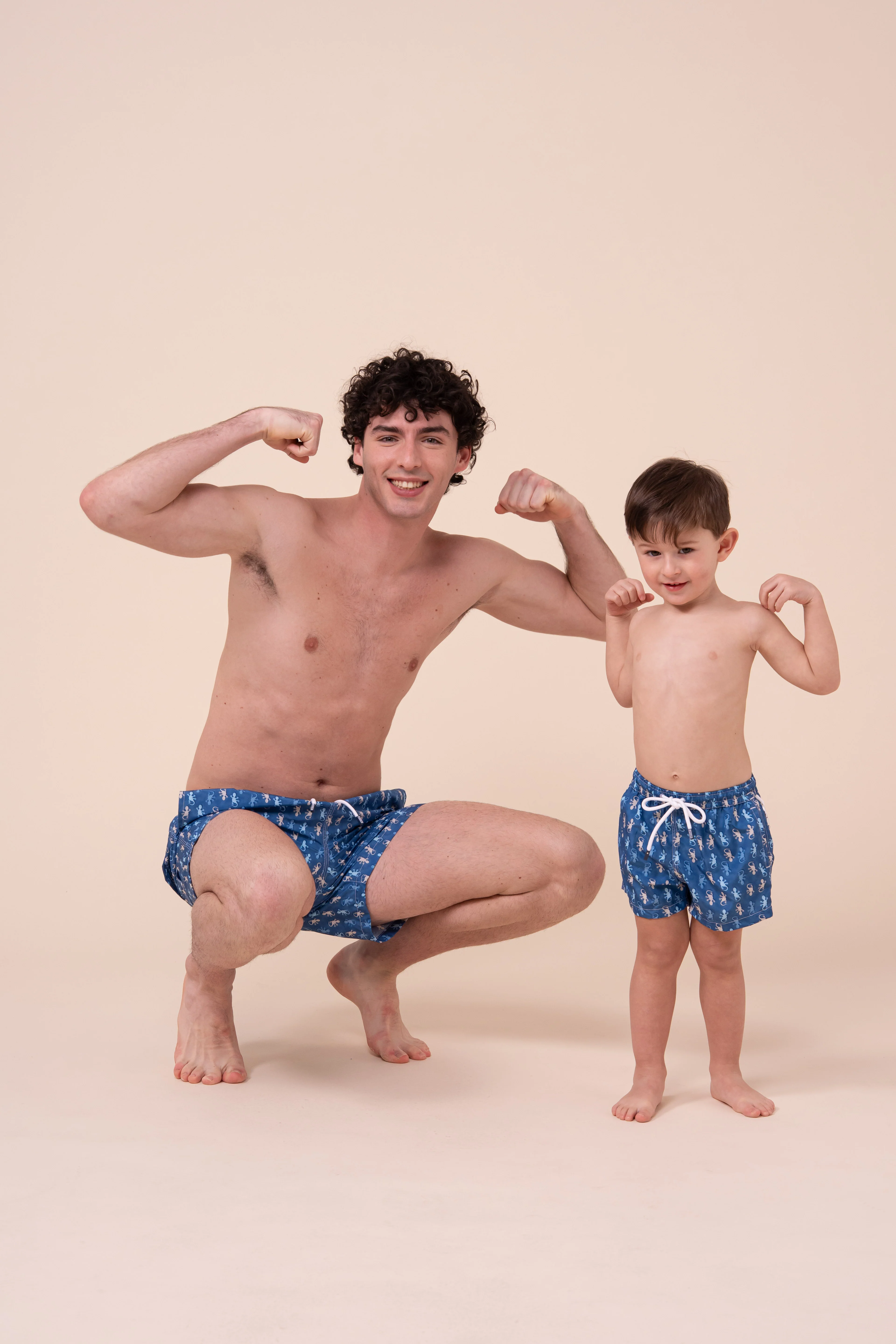 Madeira Kid Swim Trunks - 10-12 years - Gecko Pattern - Image 2