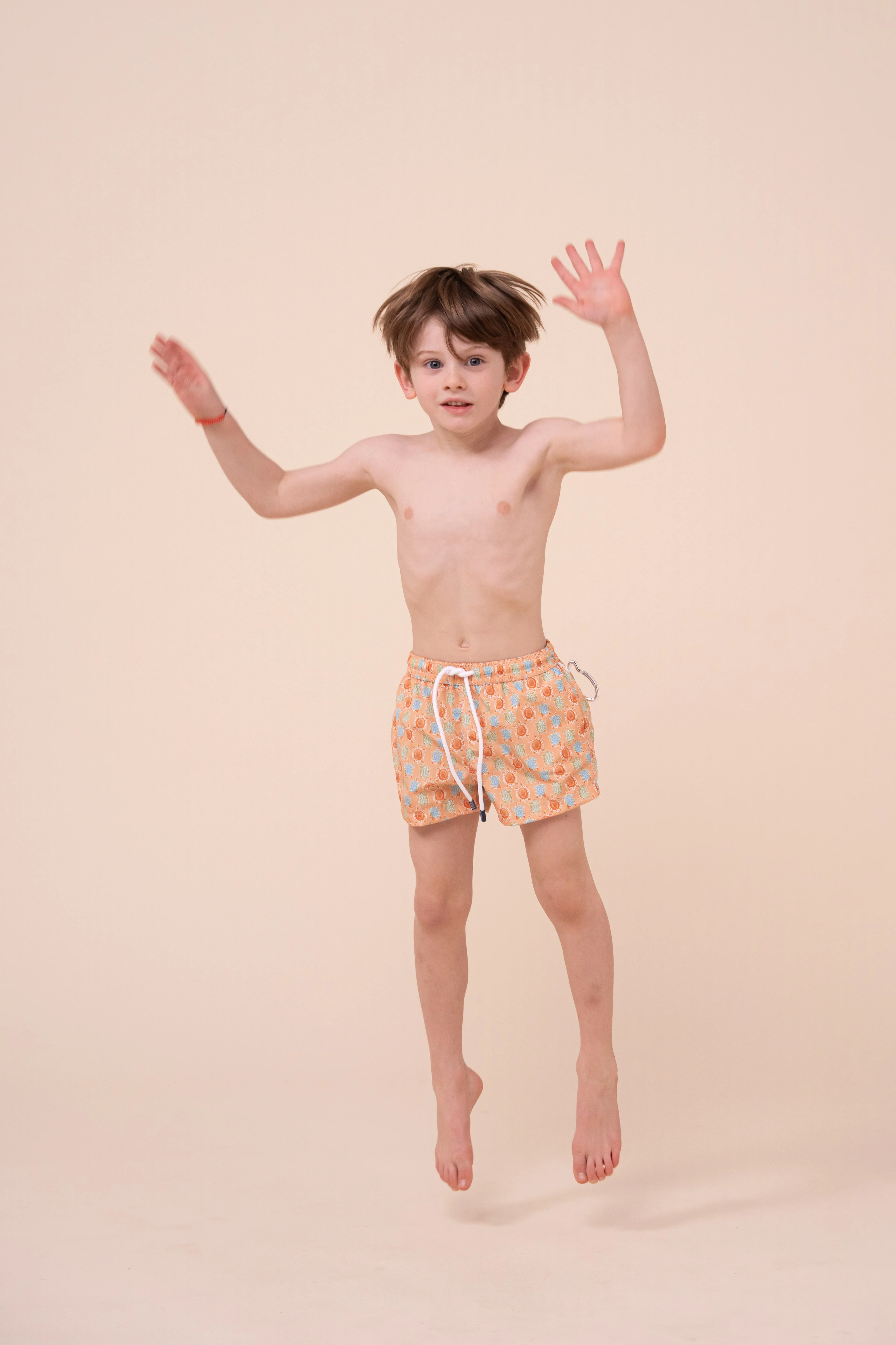 Madeira Kid Swim Trunks - 10-12 years - Turtles Pattern