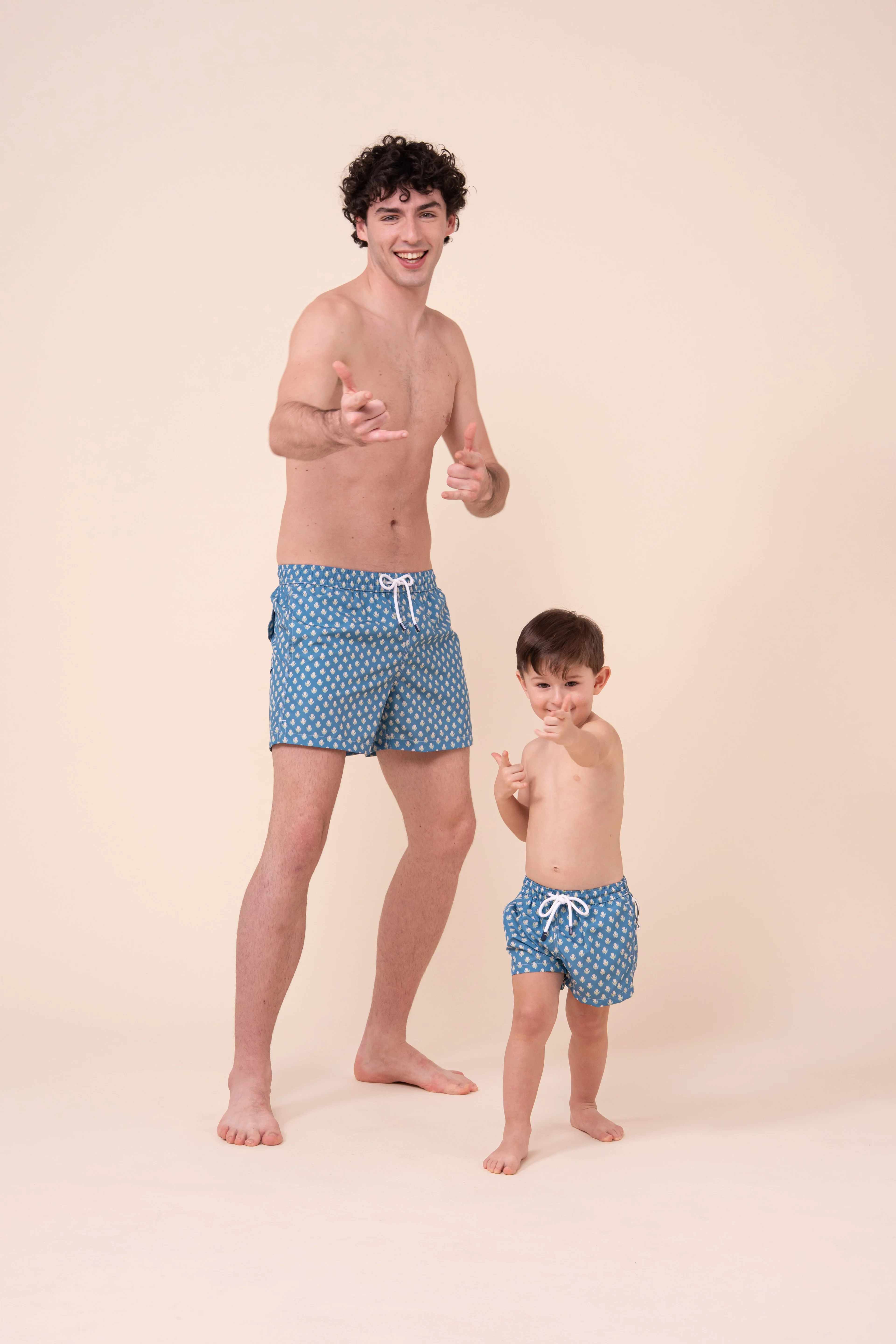 Madeira Kid Swim Trunks - 10-12 years - Octopus Pattern - Image 2