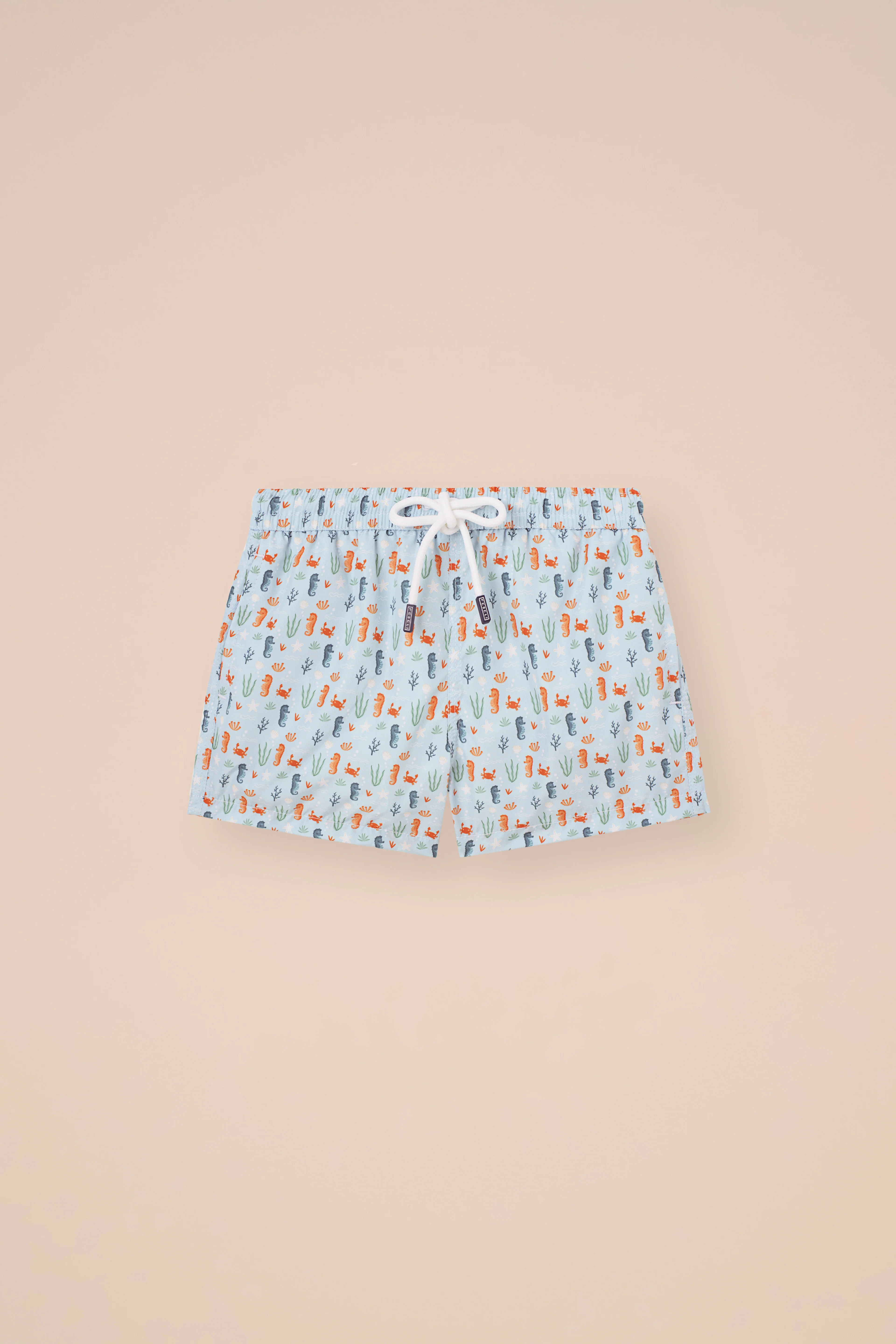 Madeira Kid Swim Trunks - 2-4 years - Seahorse Pattern - Image 4