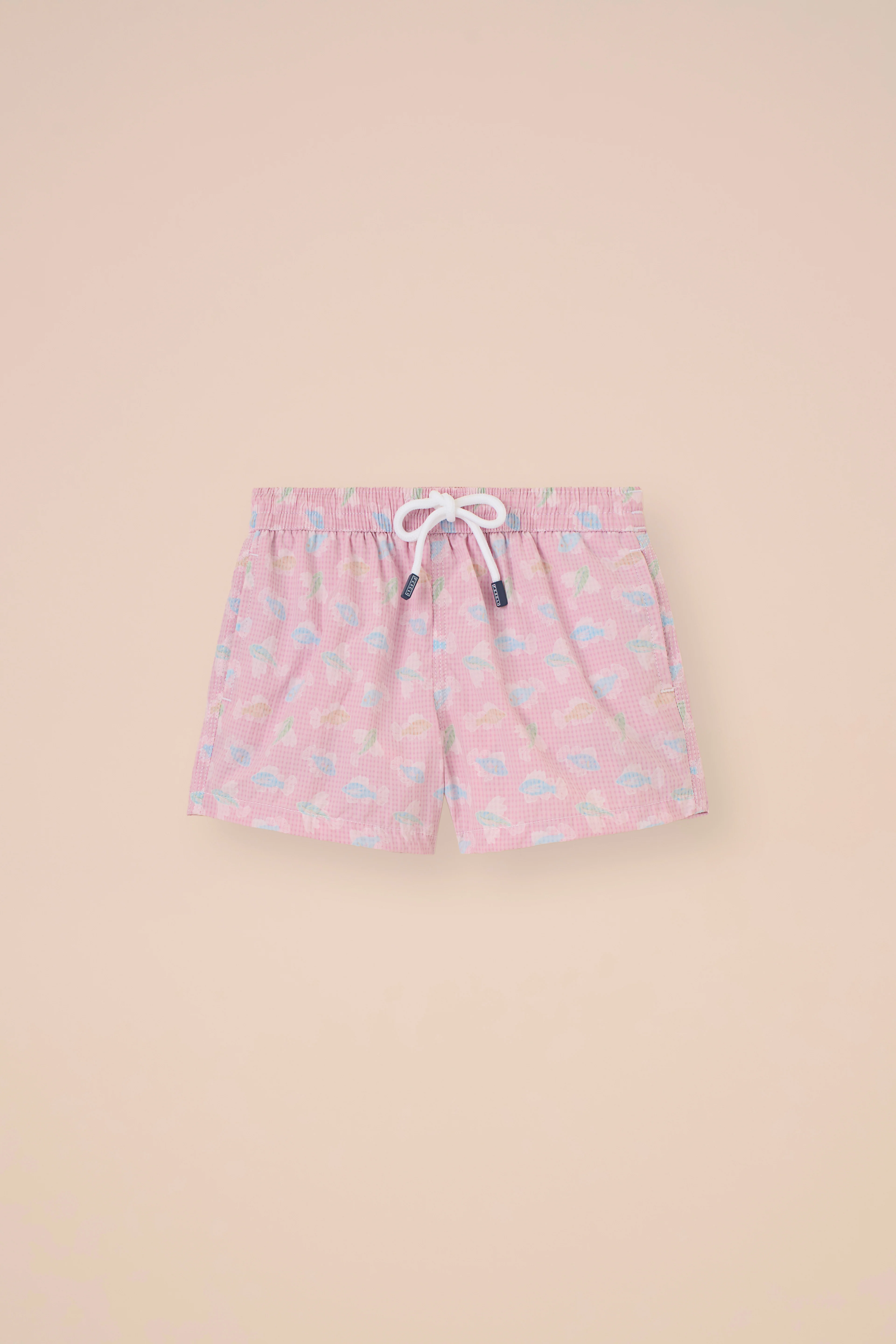 Madeira Kid Sakar Swim Trunks - 10-12 years - Fishes Pattern - Image 4
