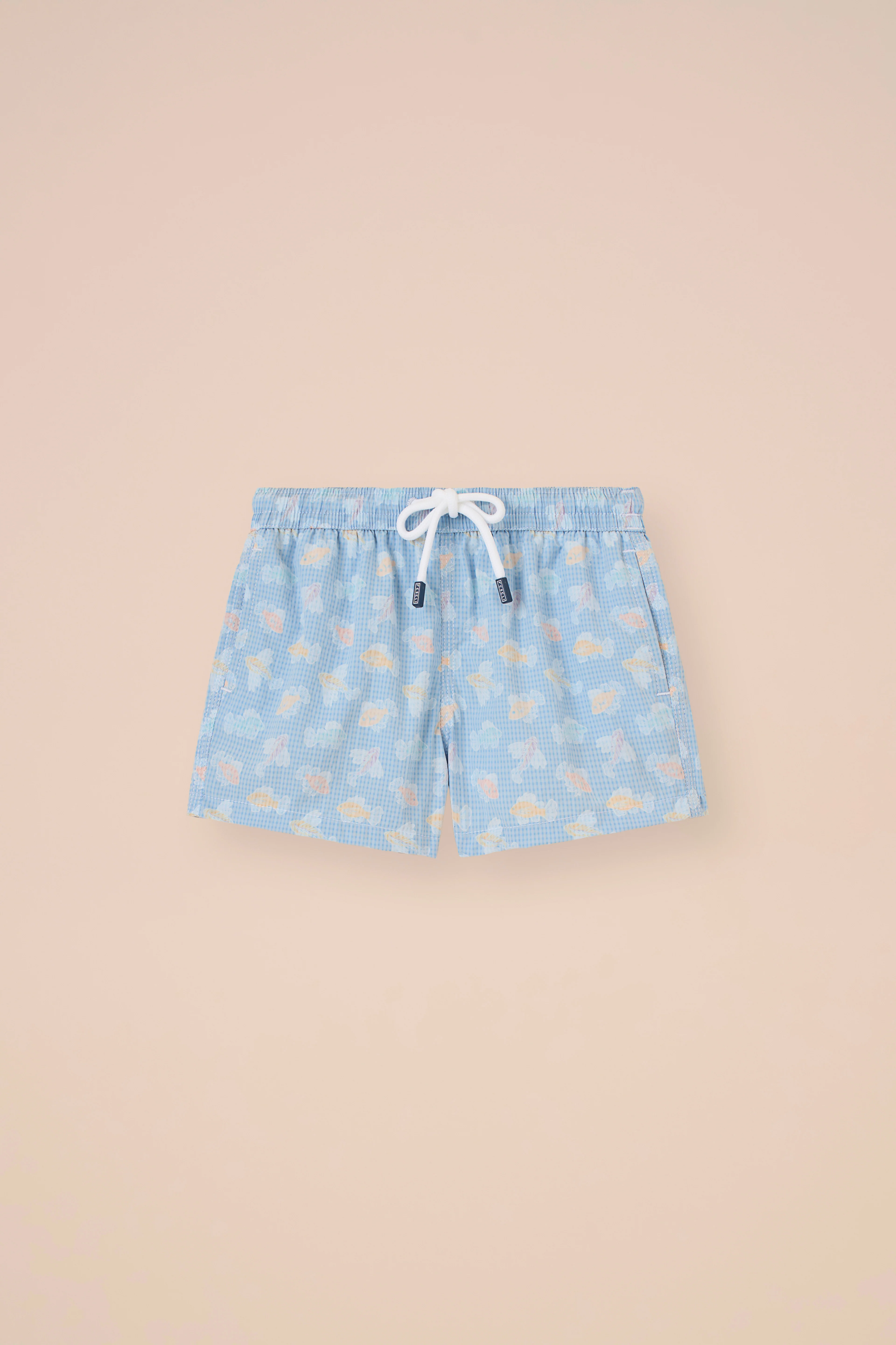 Madeira Kid Sakar Swim Trunks - 10-12 years - Fishes Pattern - Image 5