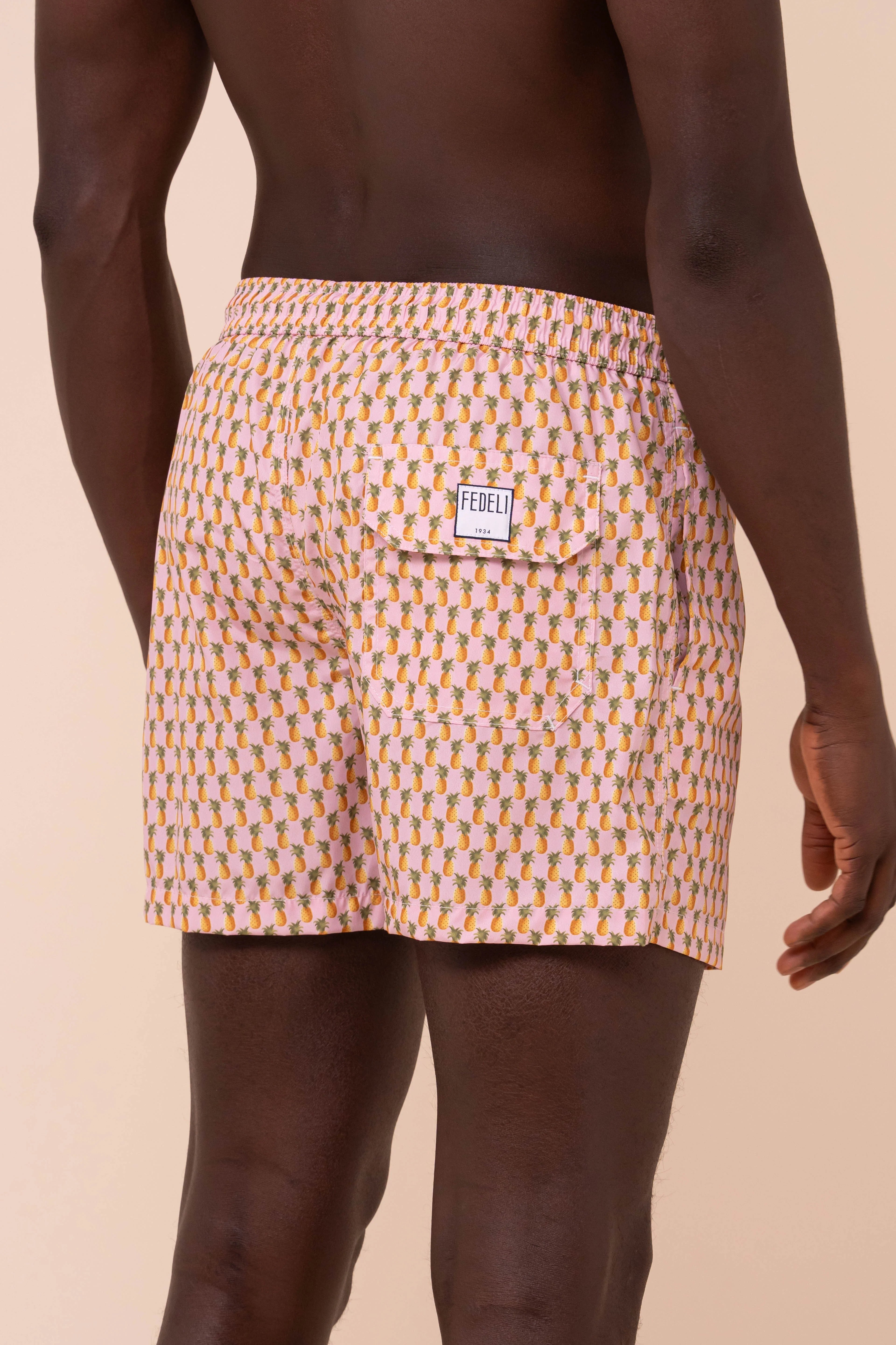 Madeira - The Sustainable Swim Trunks - Pineapple Pattern - Image 4