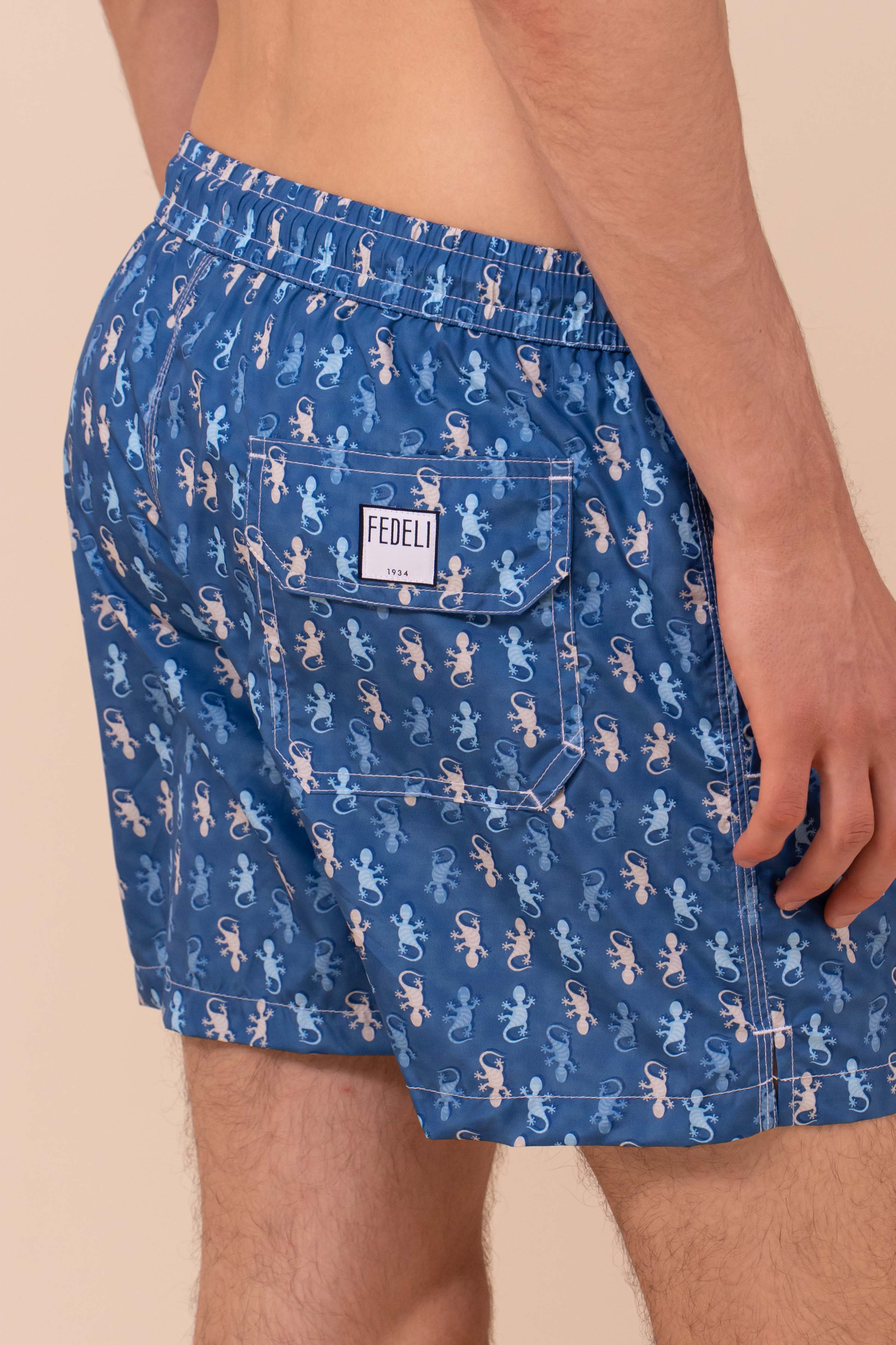 Madeira - The Sustainable Swim Trunks - Gecko Pattern - Image 4