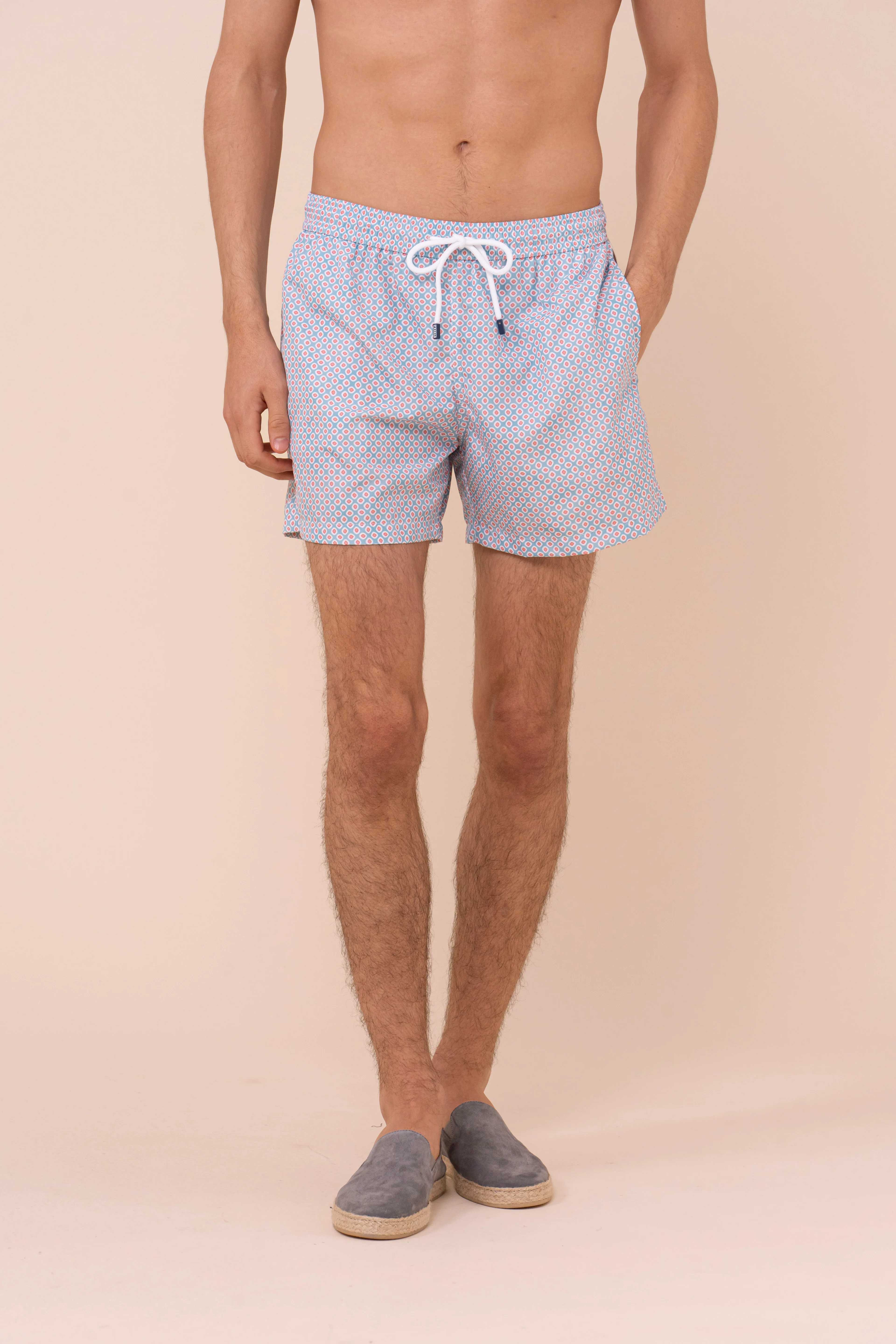 Madeira - The Sustainable Swim Trunks - Diamond Pattern - Image 2