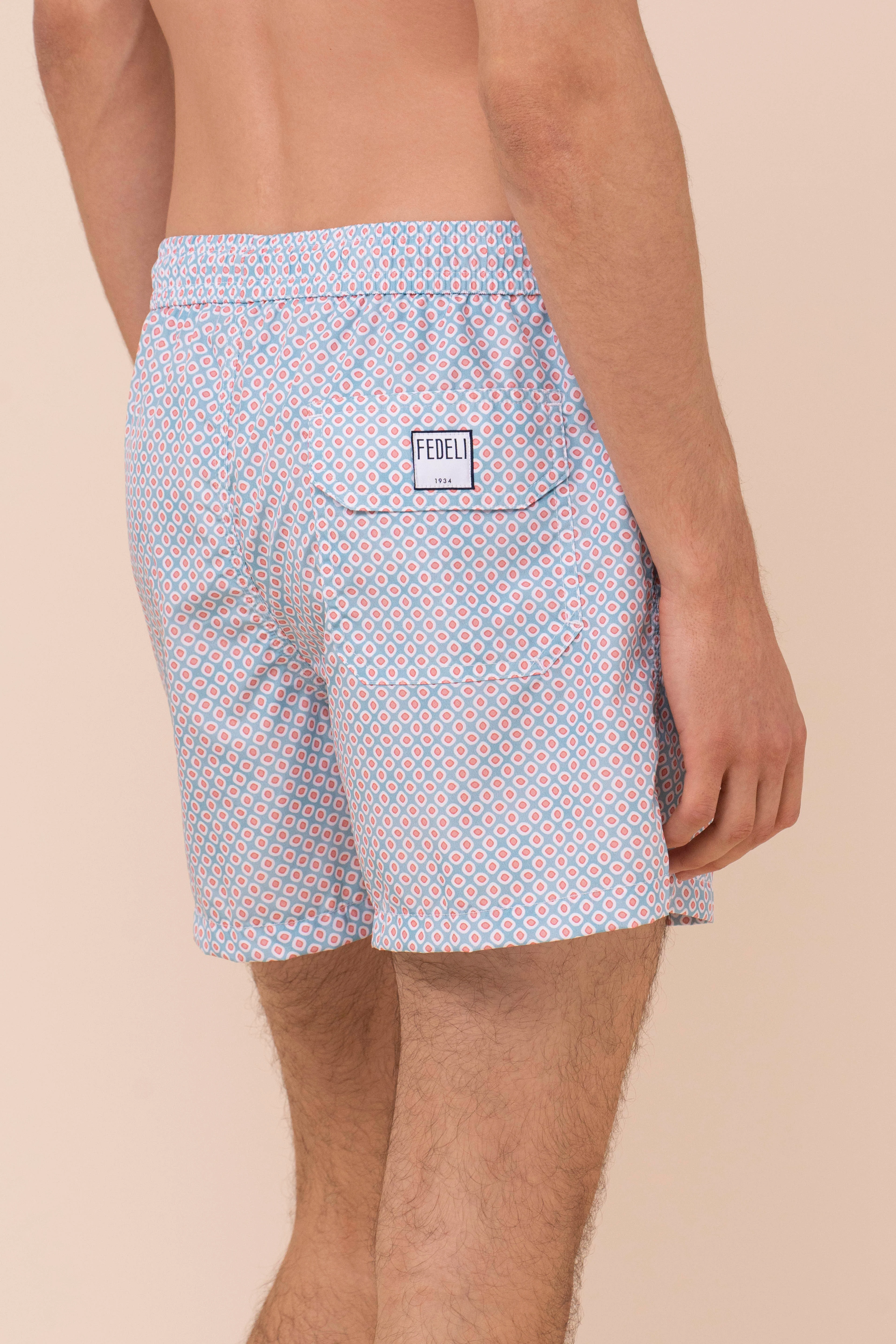 Madeira - The Sustainable Swim Trunks - Diamond Pattern - Image 4