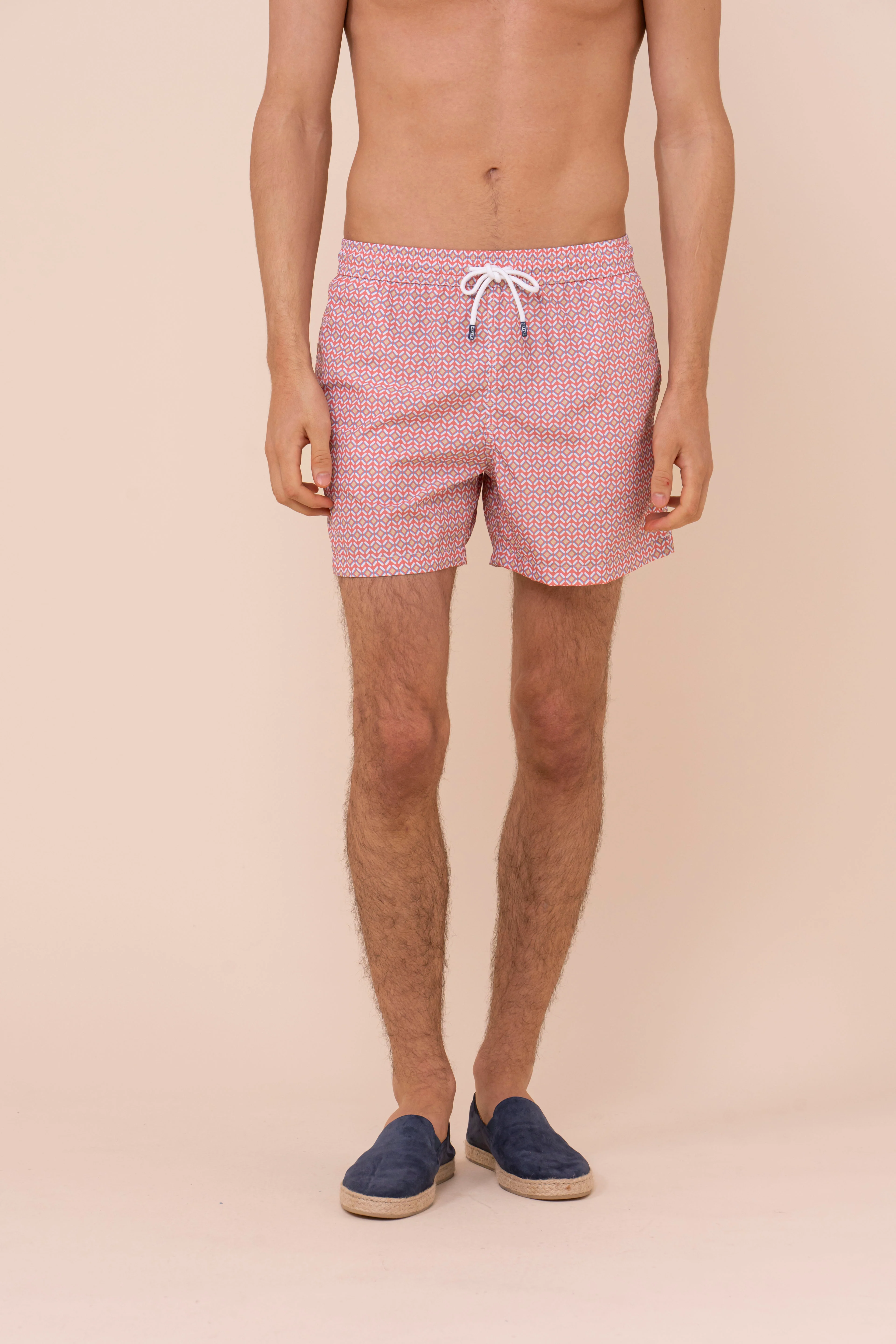 Madeira - The Sustainable Swim Trunks - Herringbone Pattern - Image 2