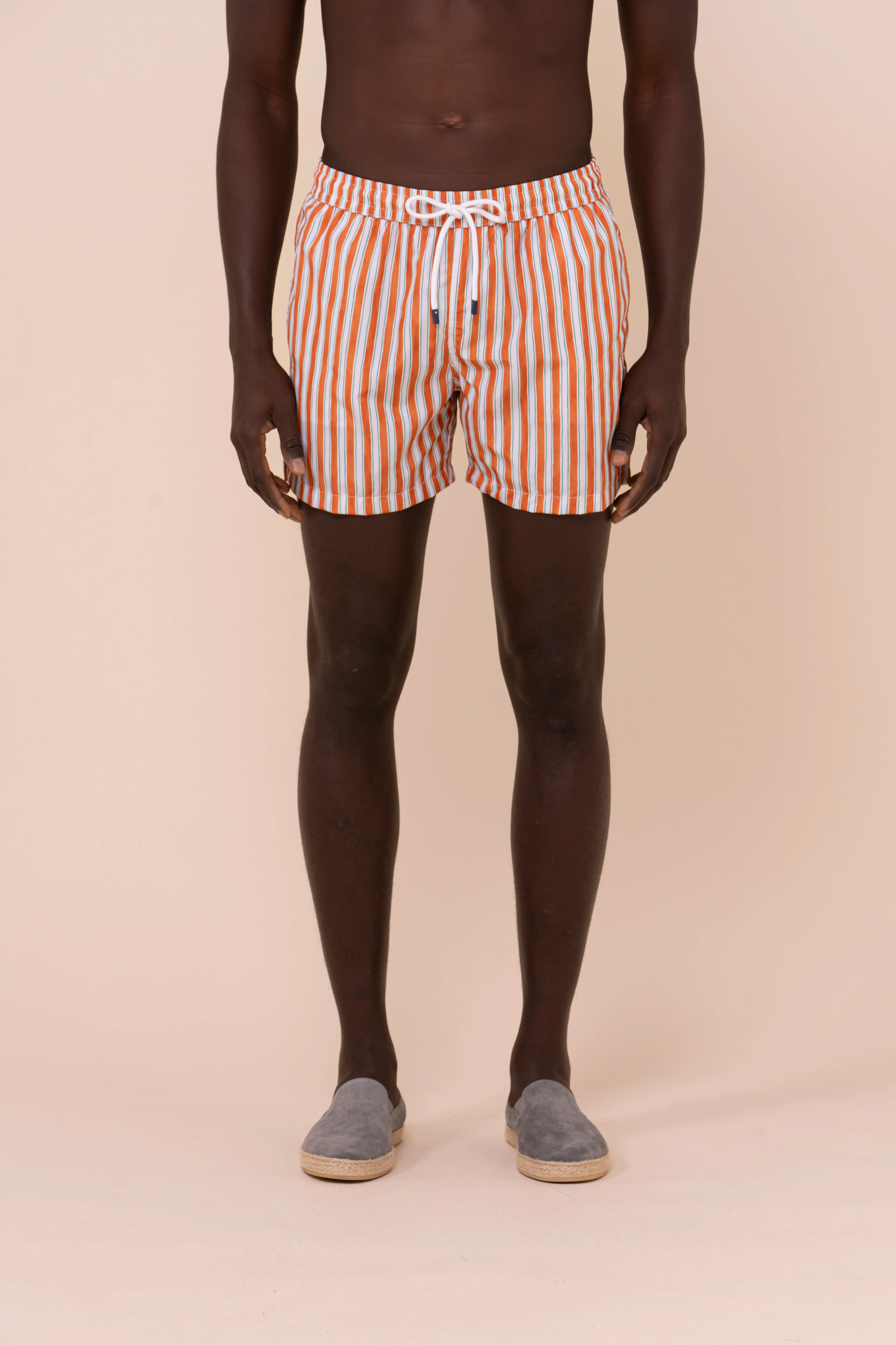 Madeira - The Sustainable Swim Trunks - Riviera Stripe Pattern - Image 2