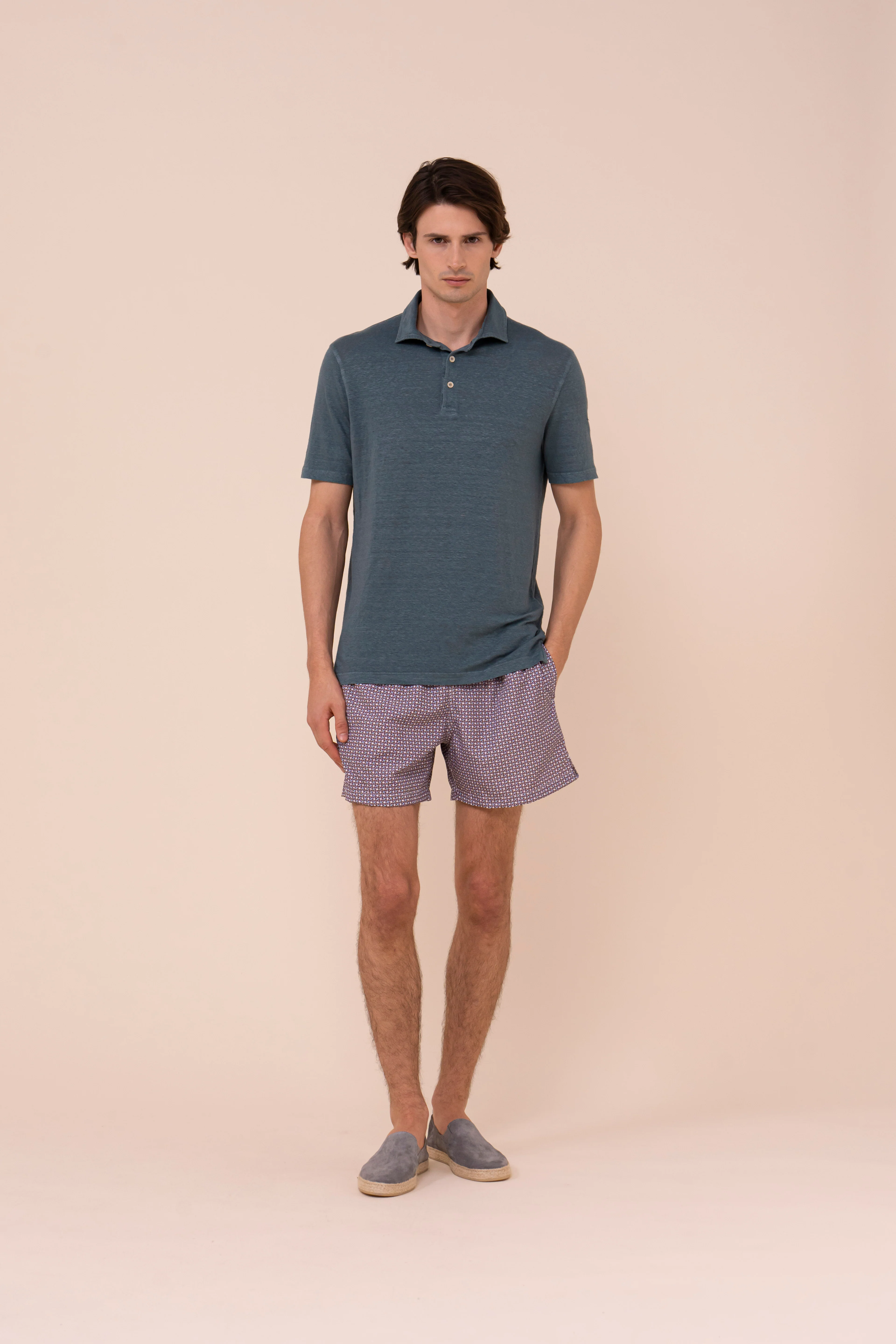 Madeira - The Sustainable Swim Trunks - Vintage Pattern