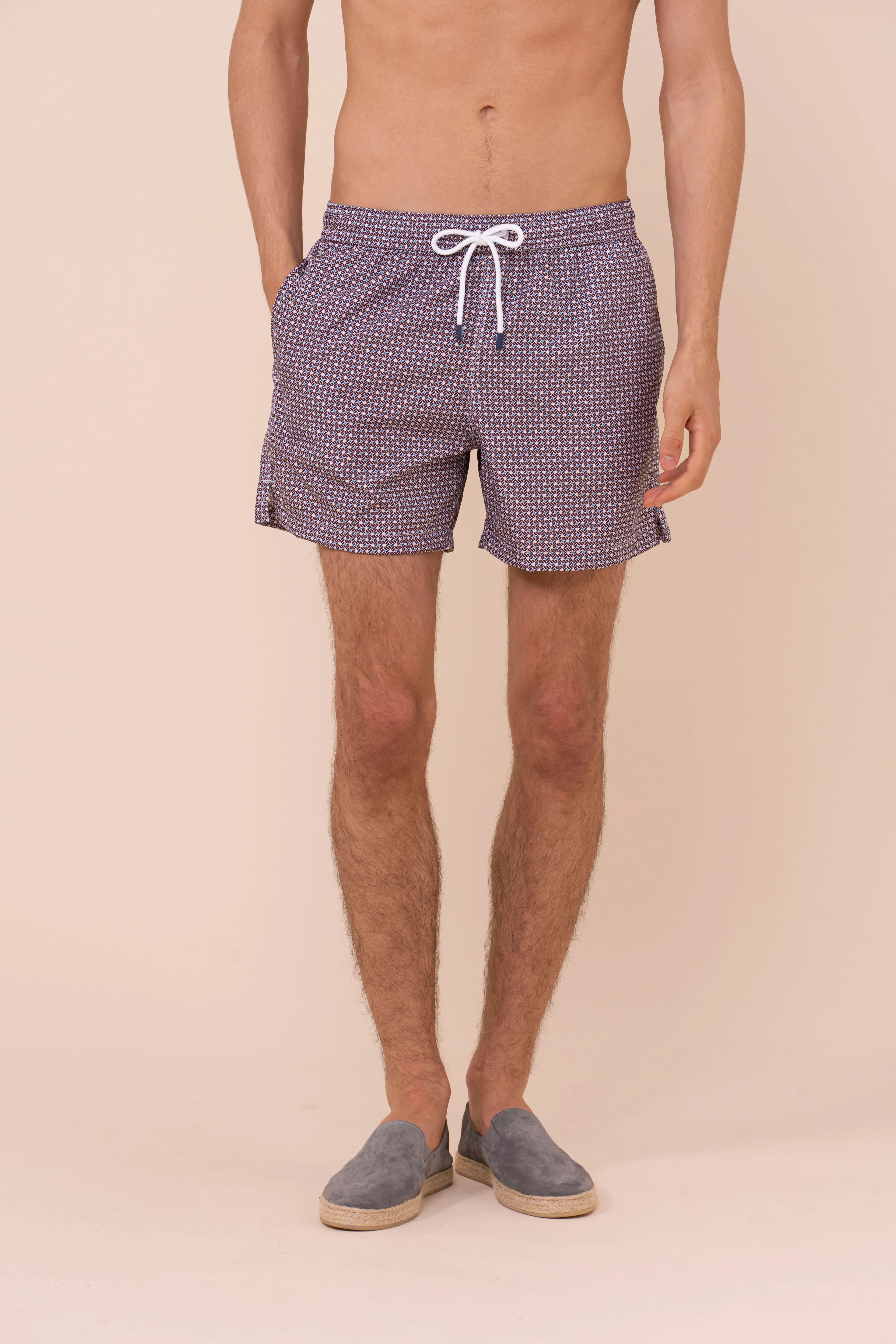 Madeira - The Sustainable Swim Trunks - Vintage Pattern - Image 2