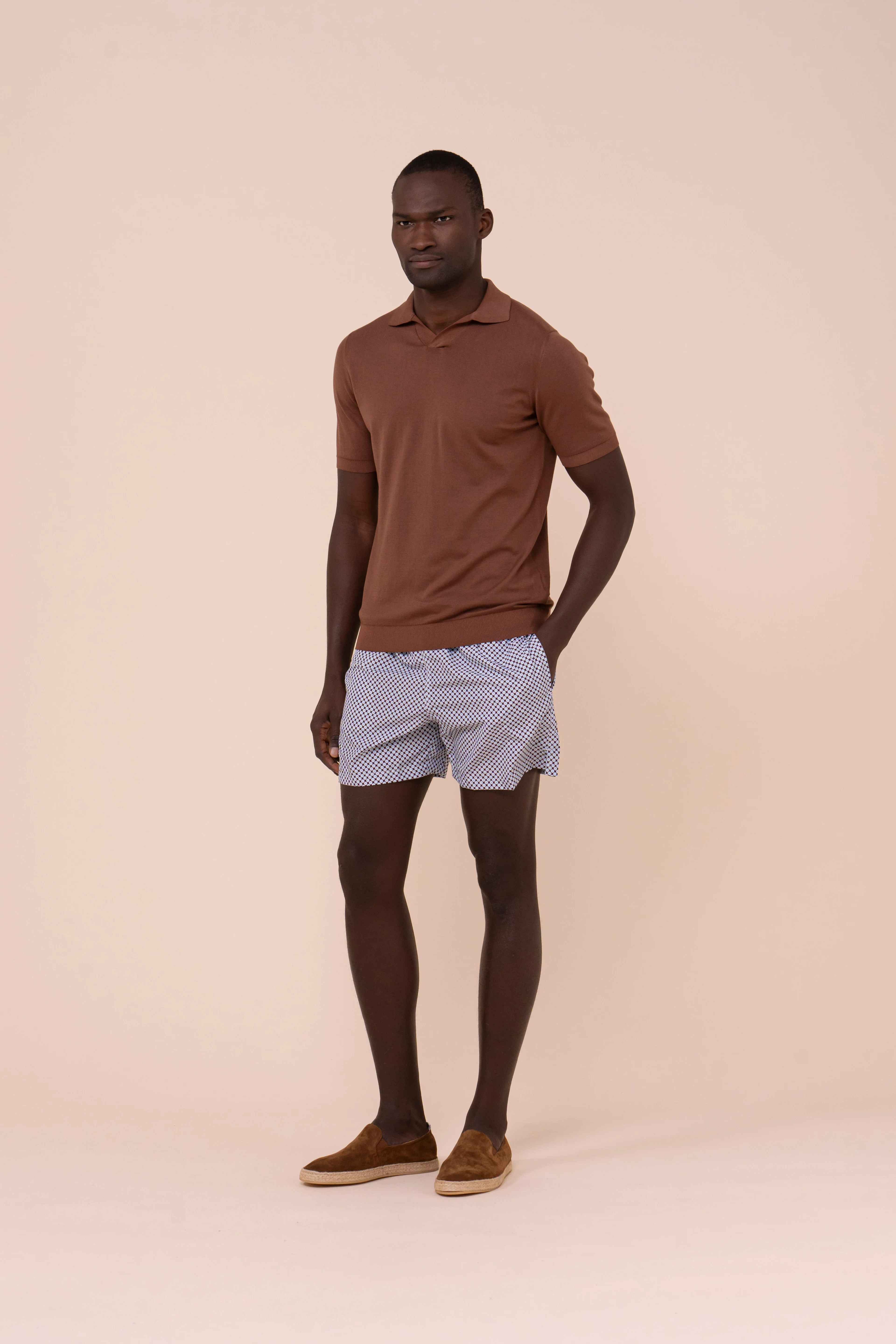 Madeira - The Sustainable Swim Trunks - Geometric Pattern
