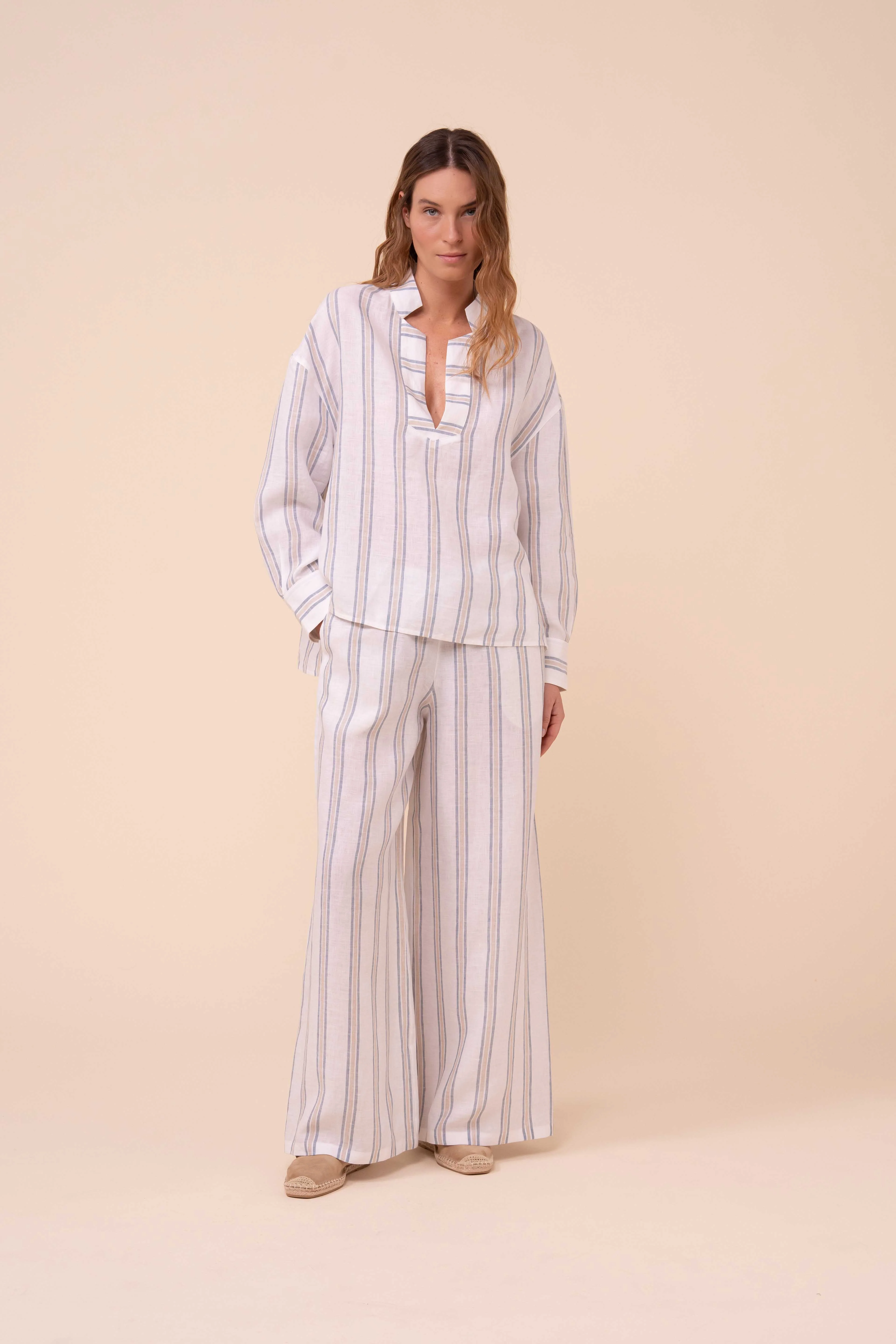 Martin Miami Linen Striped Shirt - Image 2