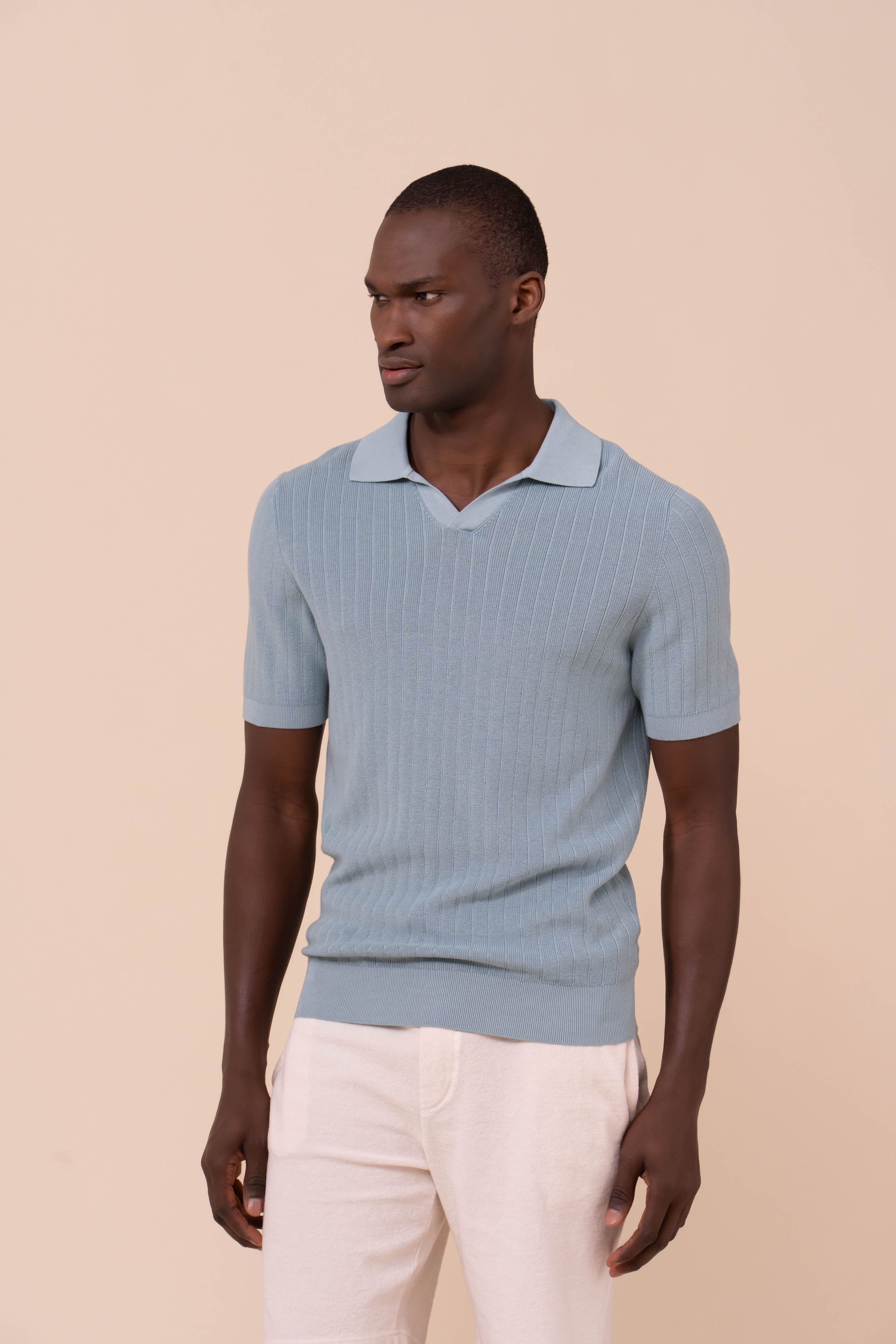 Matheus Giza Organic Cotton Short Sleeve Polo