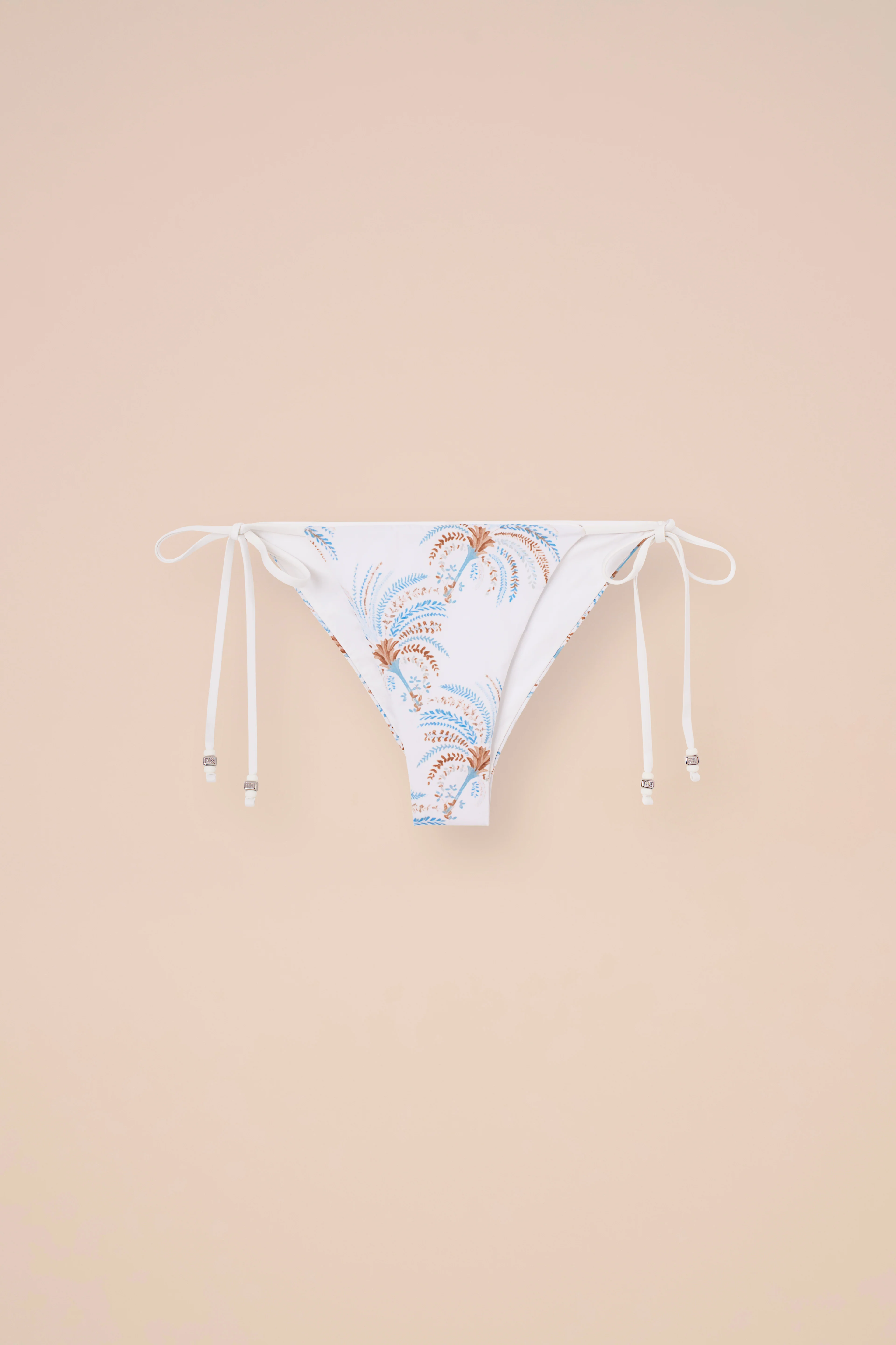Miami String Bikini Bottom - Palms Pattern - Image 5