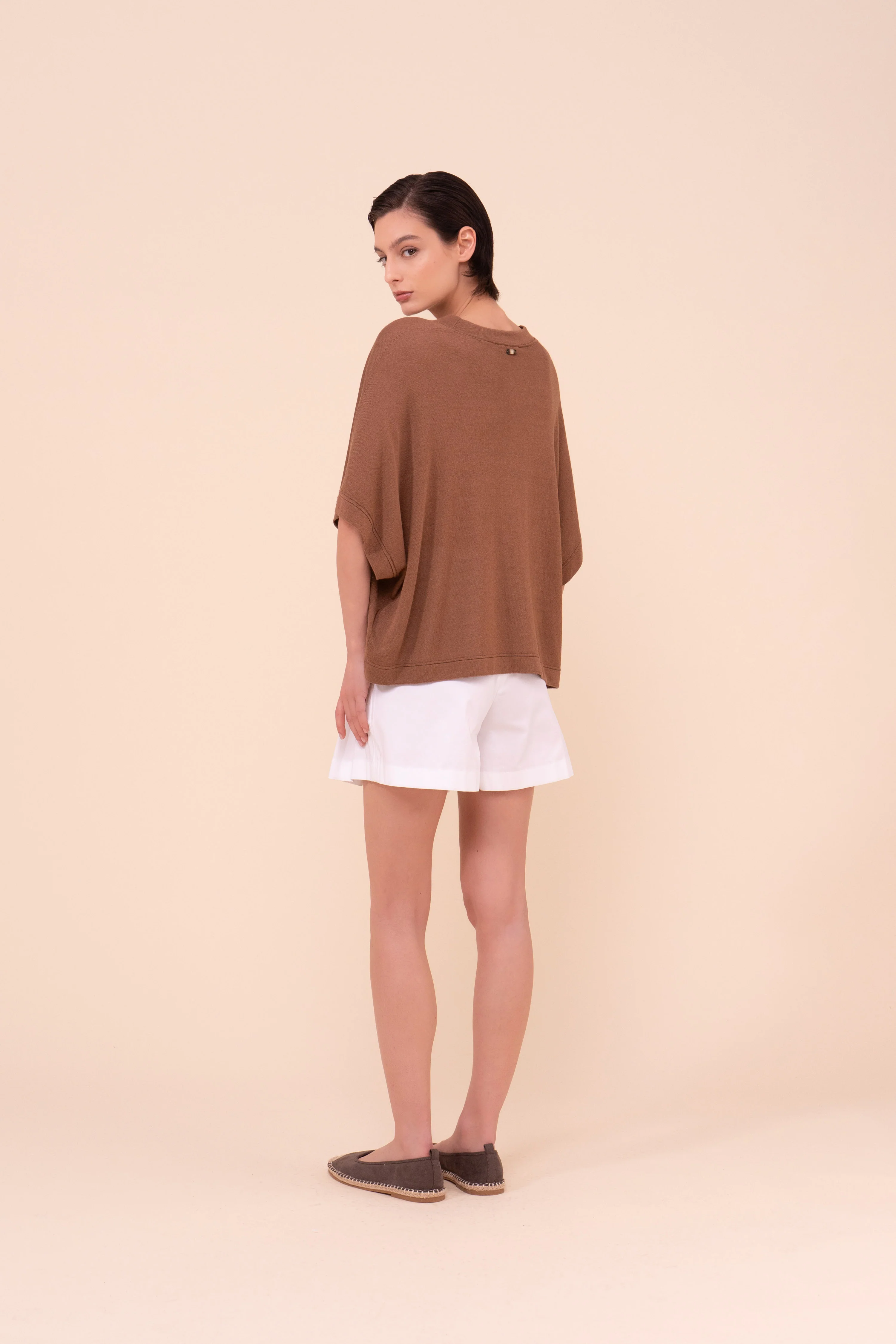 Millet Viscose and Linen Blend Crewneck - Image 3