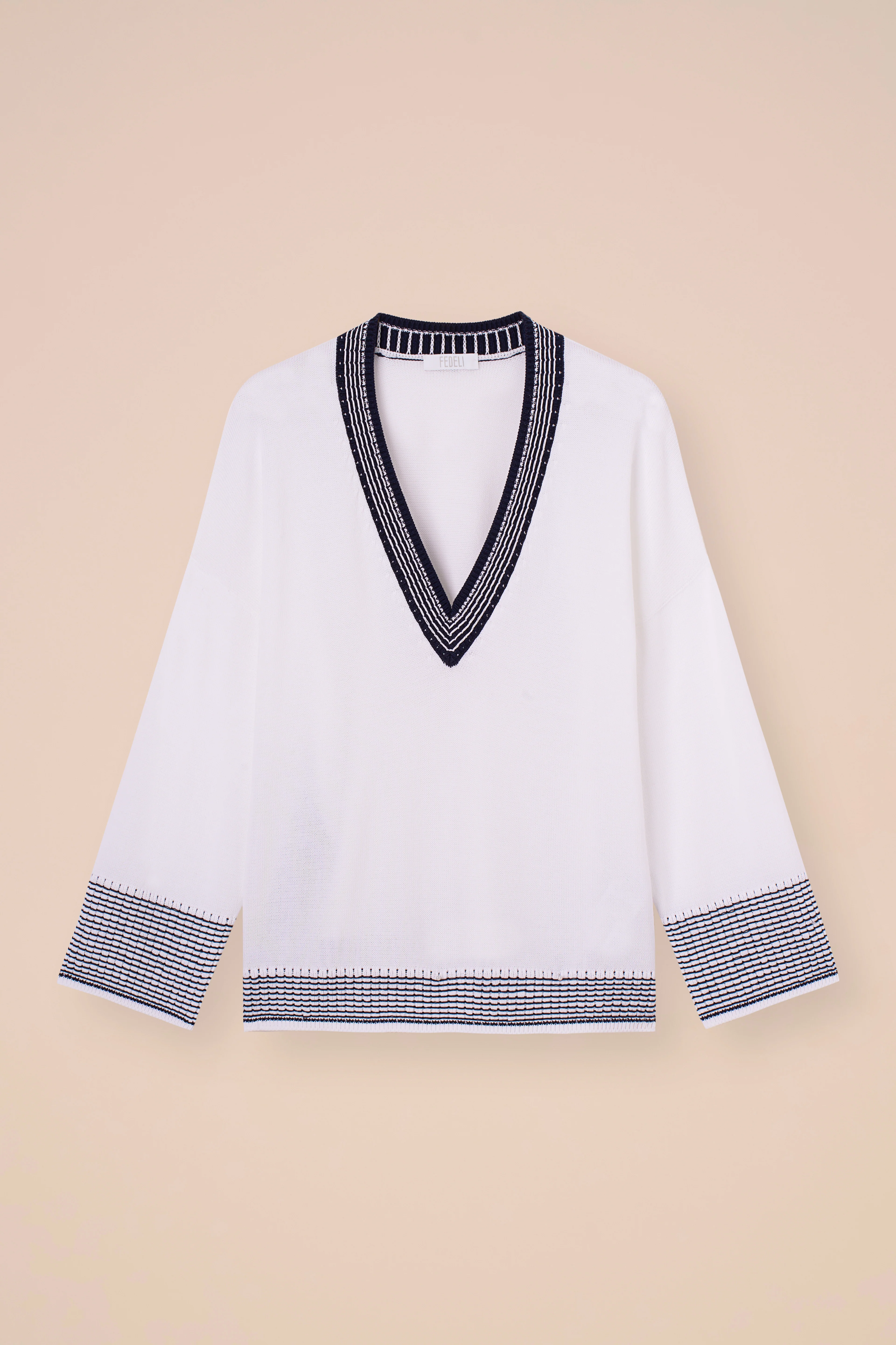 Morris Breeze Cotton V-Neck - Image 6