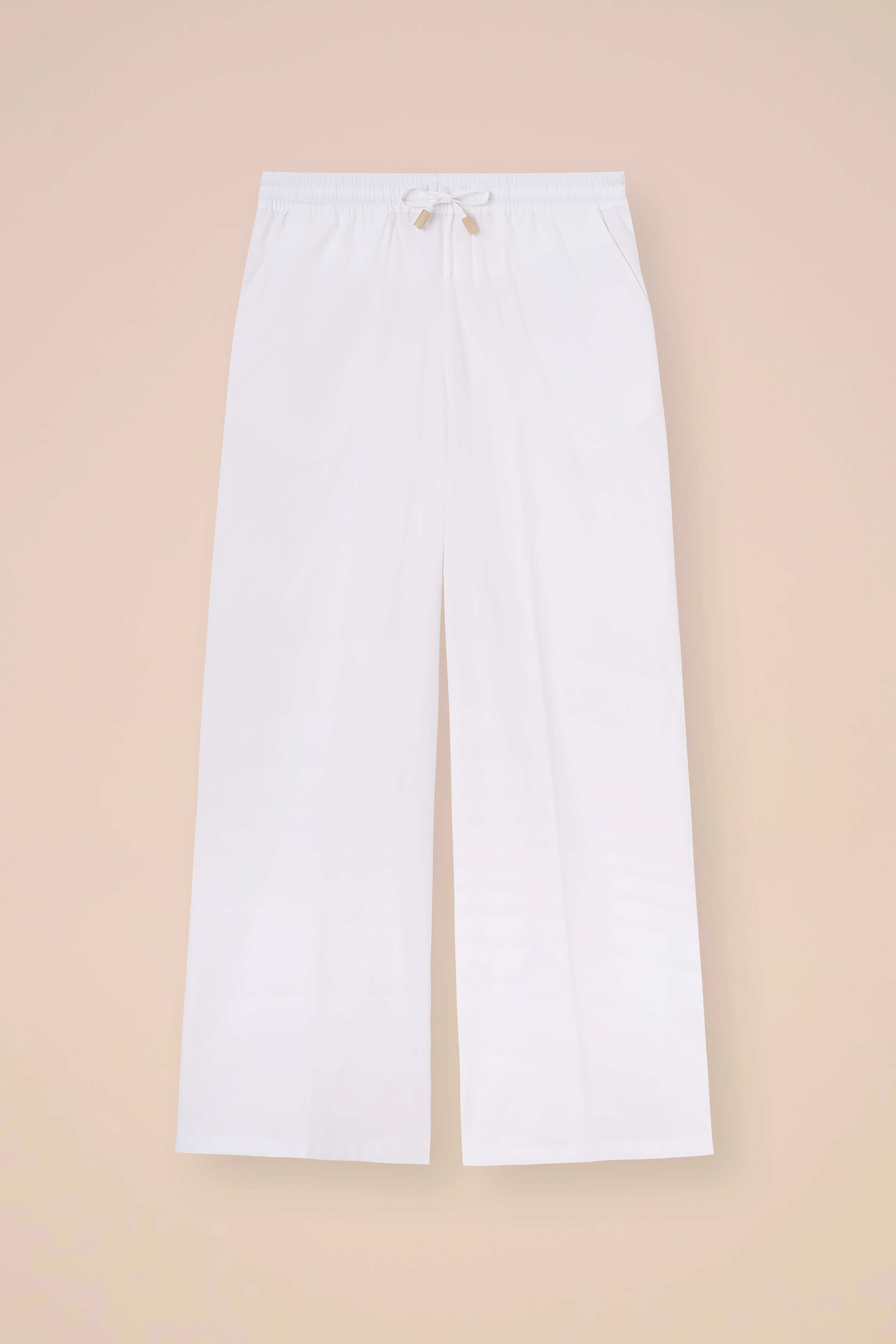 New Diana Cotton Poplin Wide-Leg Pants - Image 4