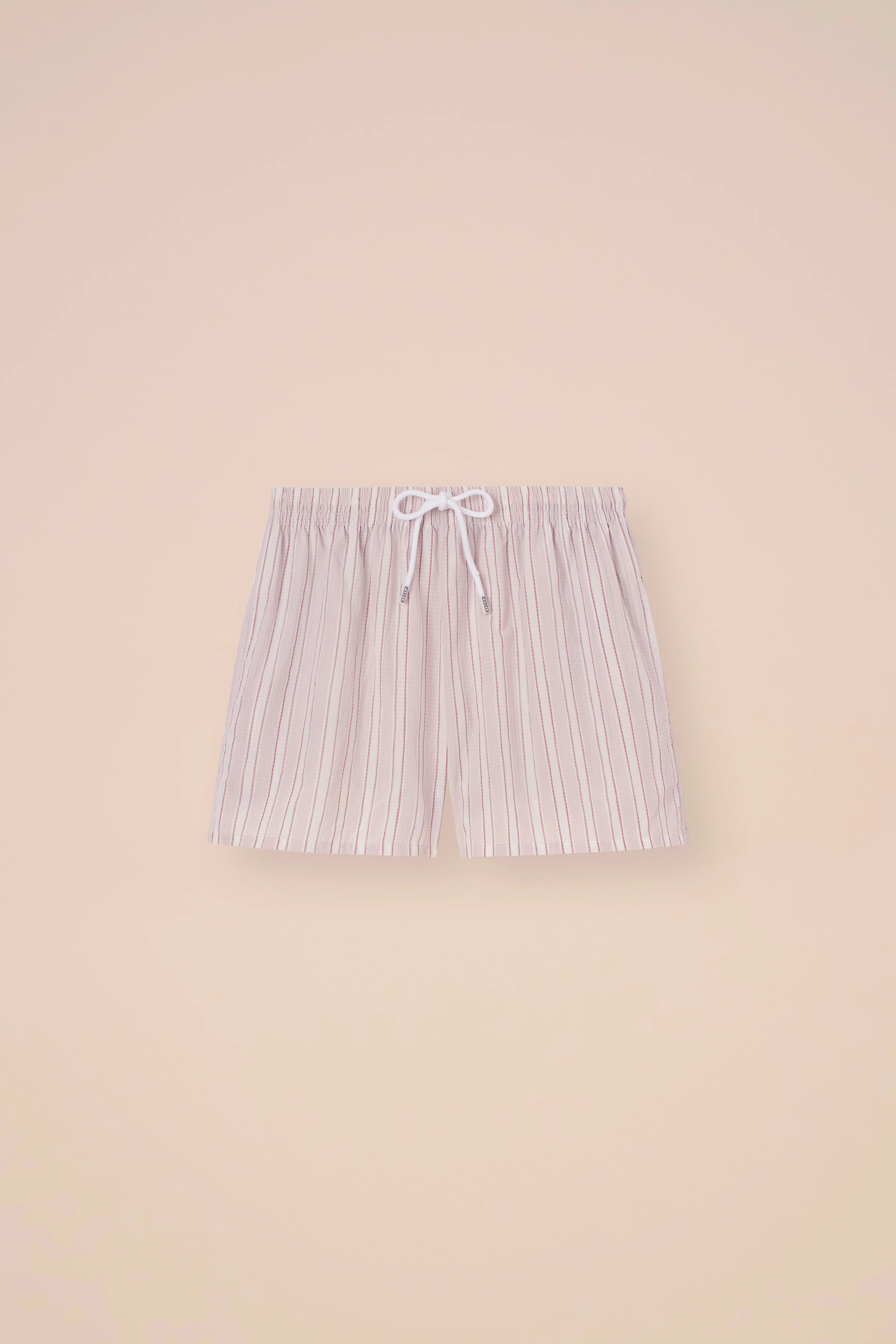 Panarea Seersuker Bermuda Shorts - Striped Pattern - Image 5