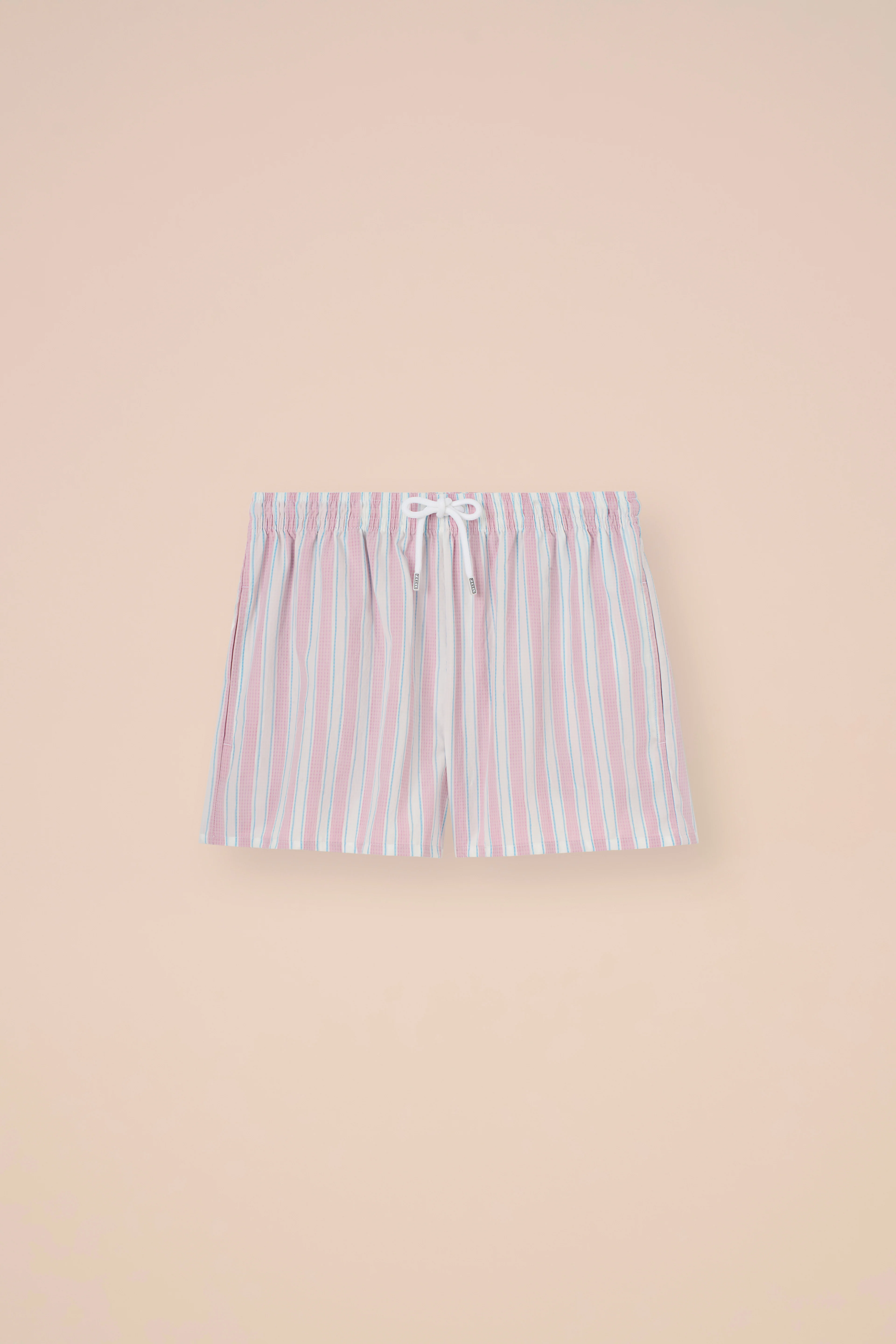 Panarea Seersuker Bermuda Shorts - Striped Pattern - Image 6