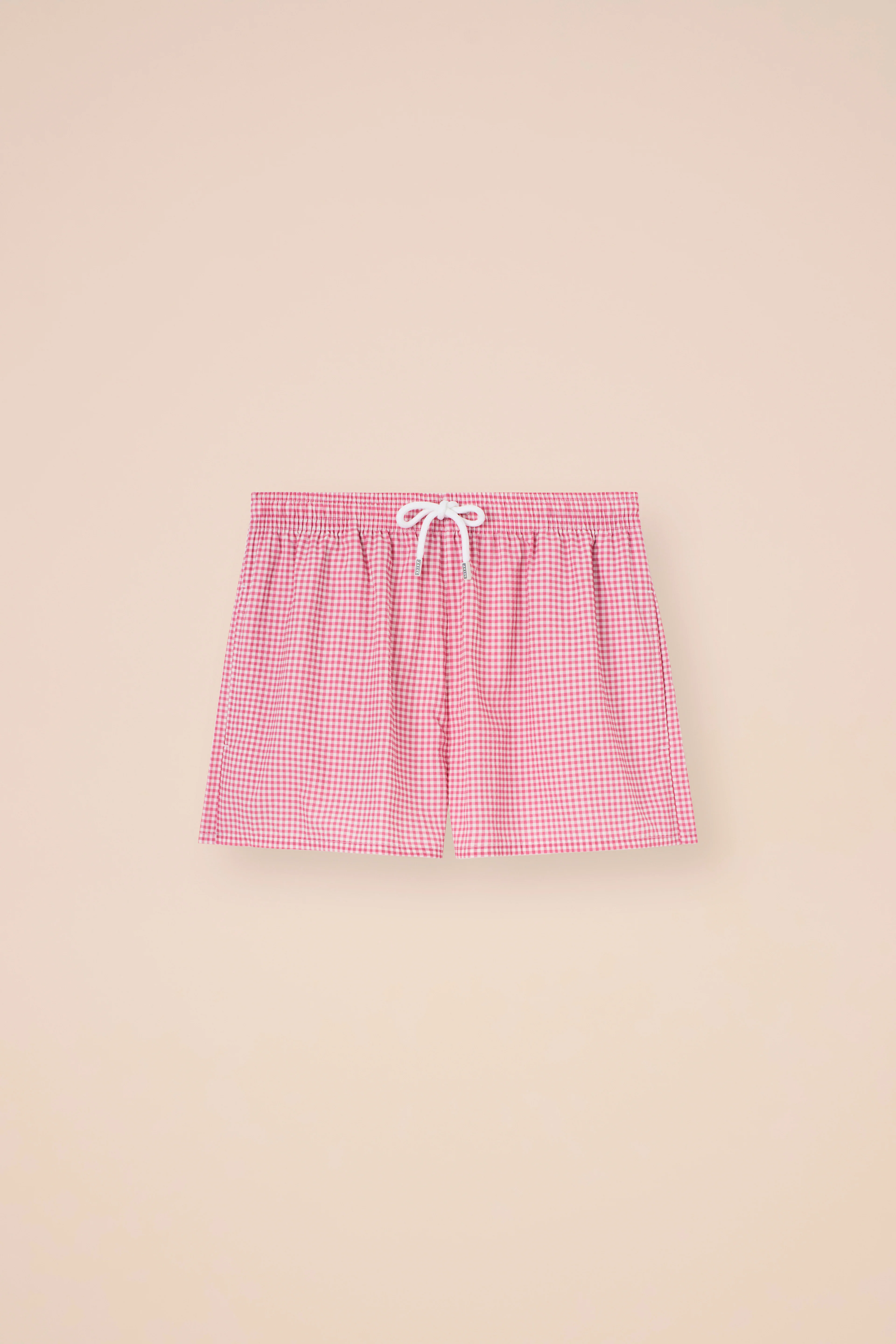 Panarea Seersucker Bermuda Shorts - Gingham Pattern - Image 4