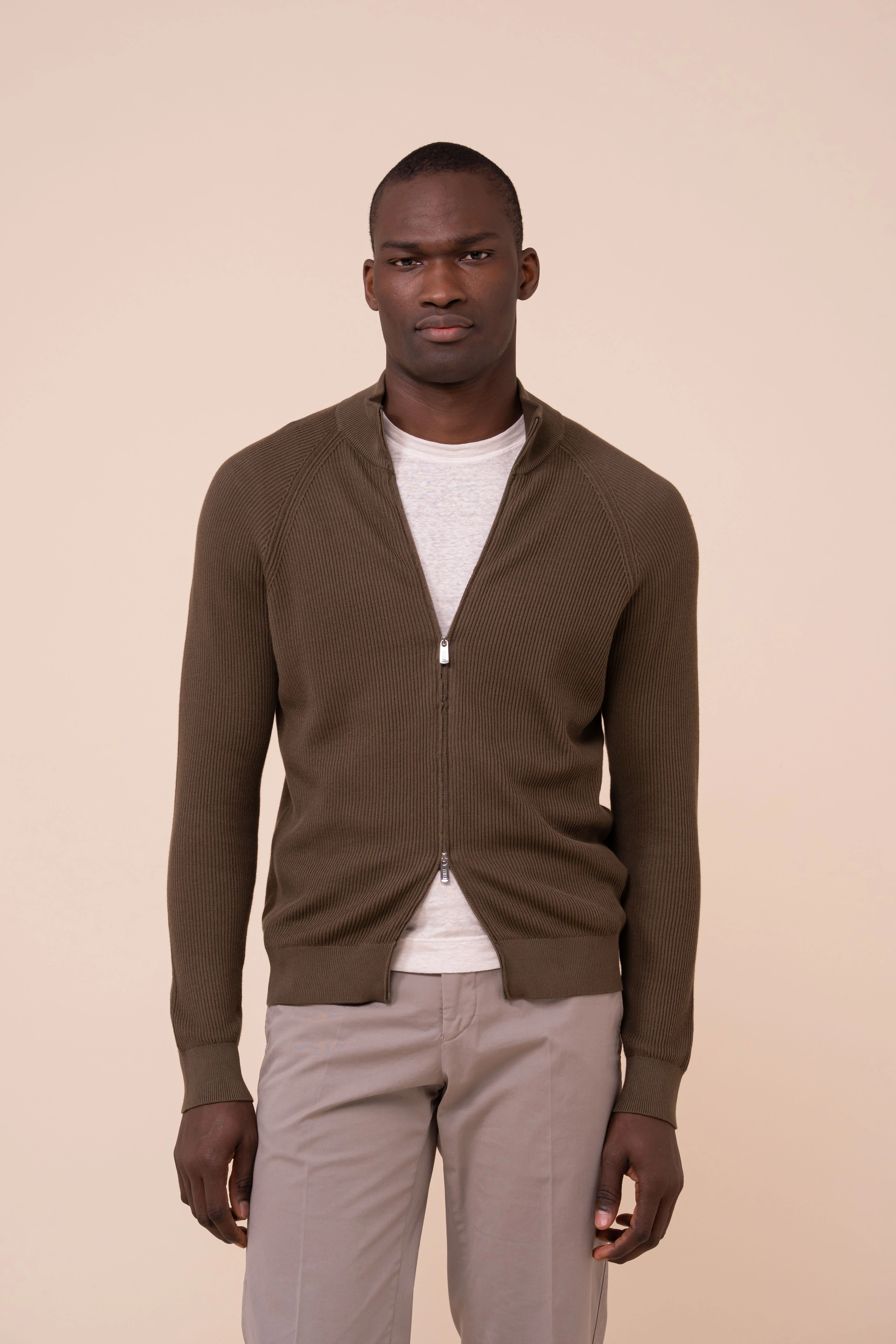 Paul Giza Organic Cotton Zipped Sweater
