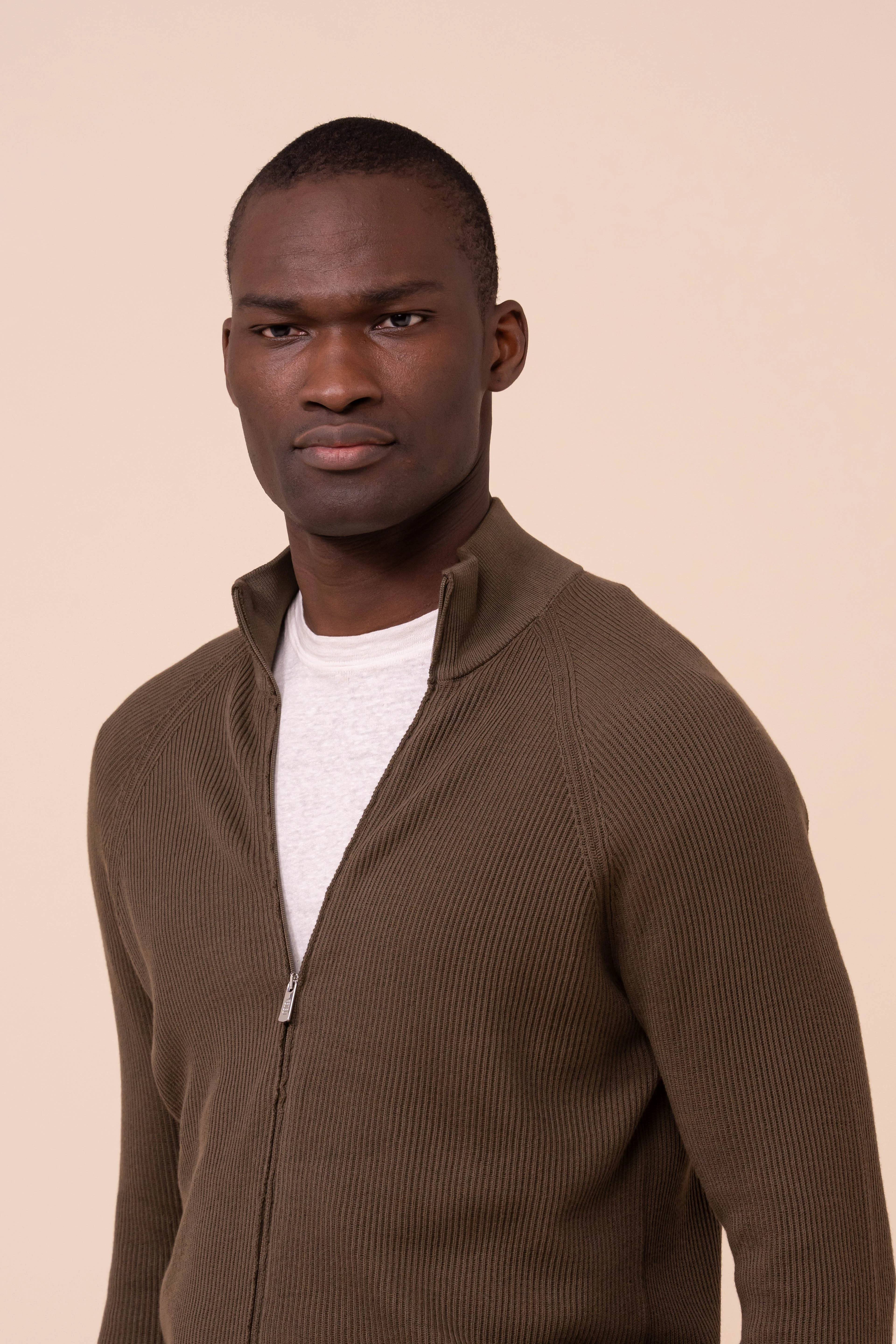 Paul Giza Organic Cotton Zipped Sweater - Image 4