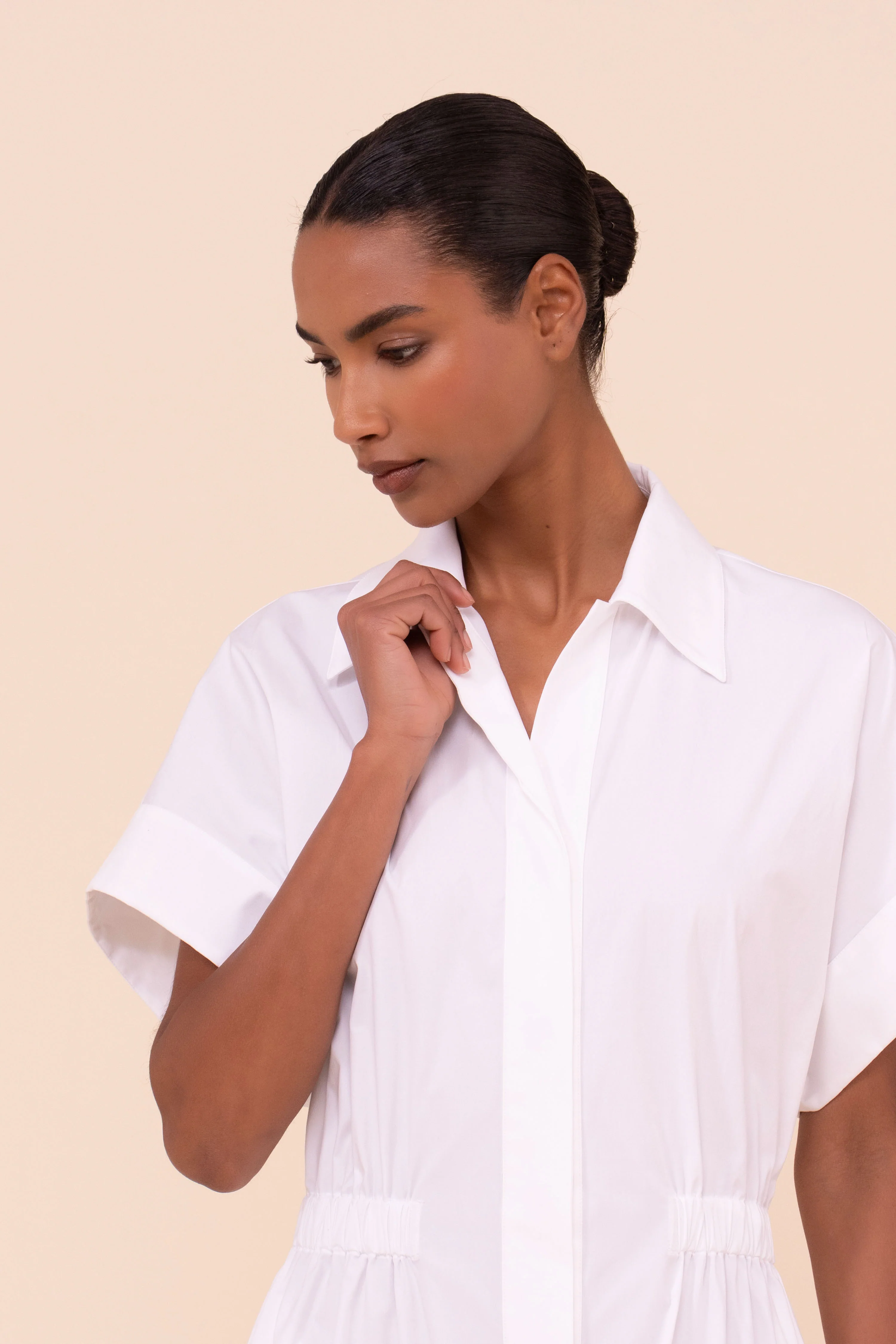 Soler  Cotton Poplin Long Dress - Image 4