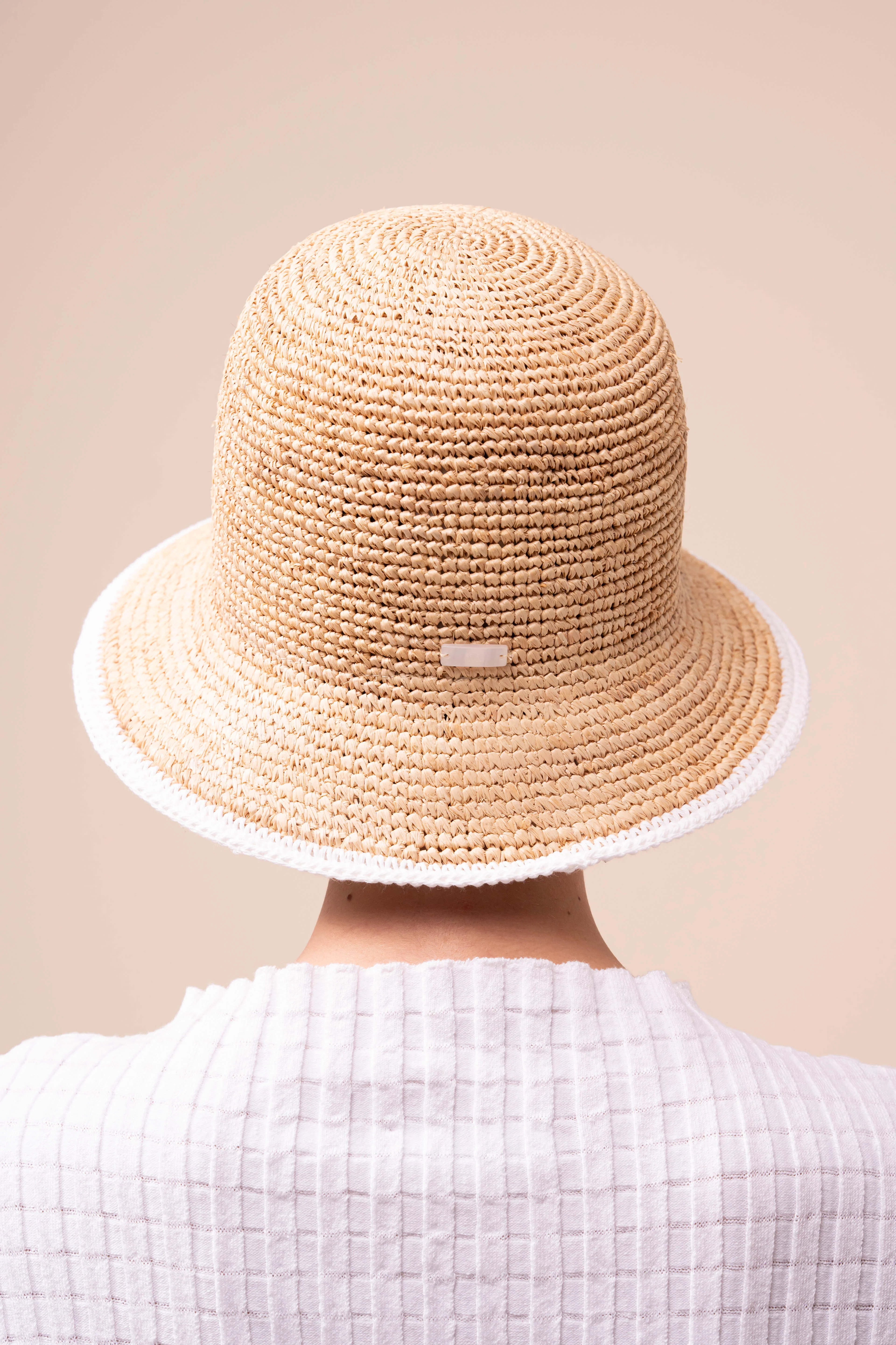 Rebecca Raffia Cloche Hat - Image 3
