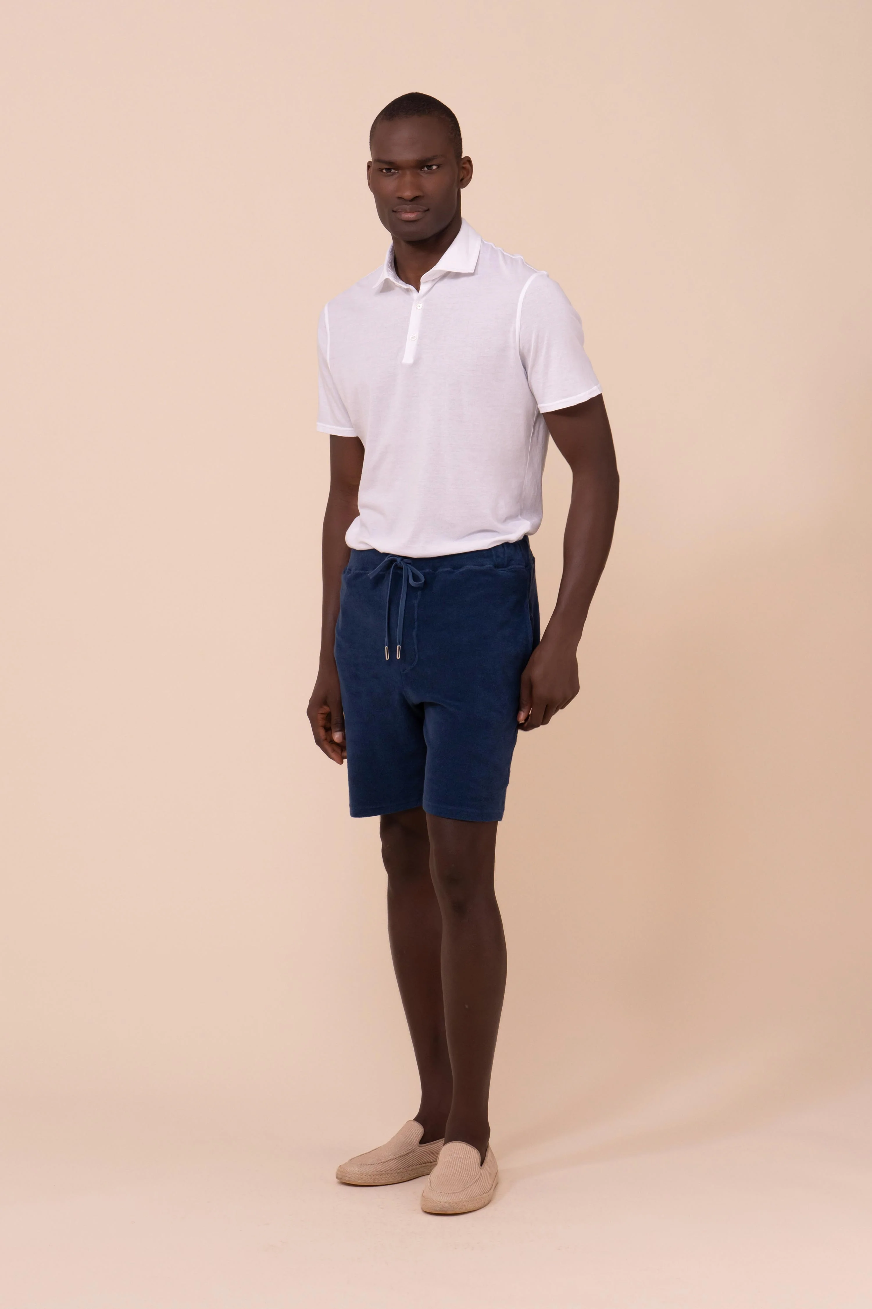 Run Terry Cotton Shorts