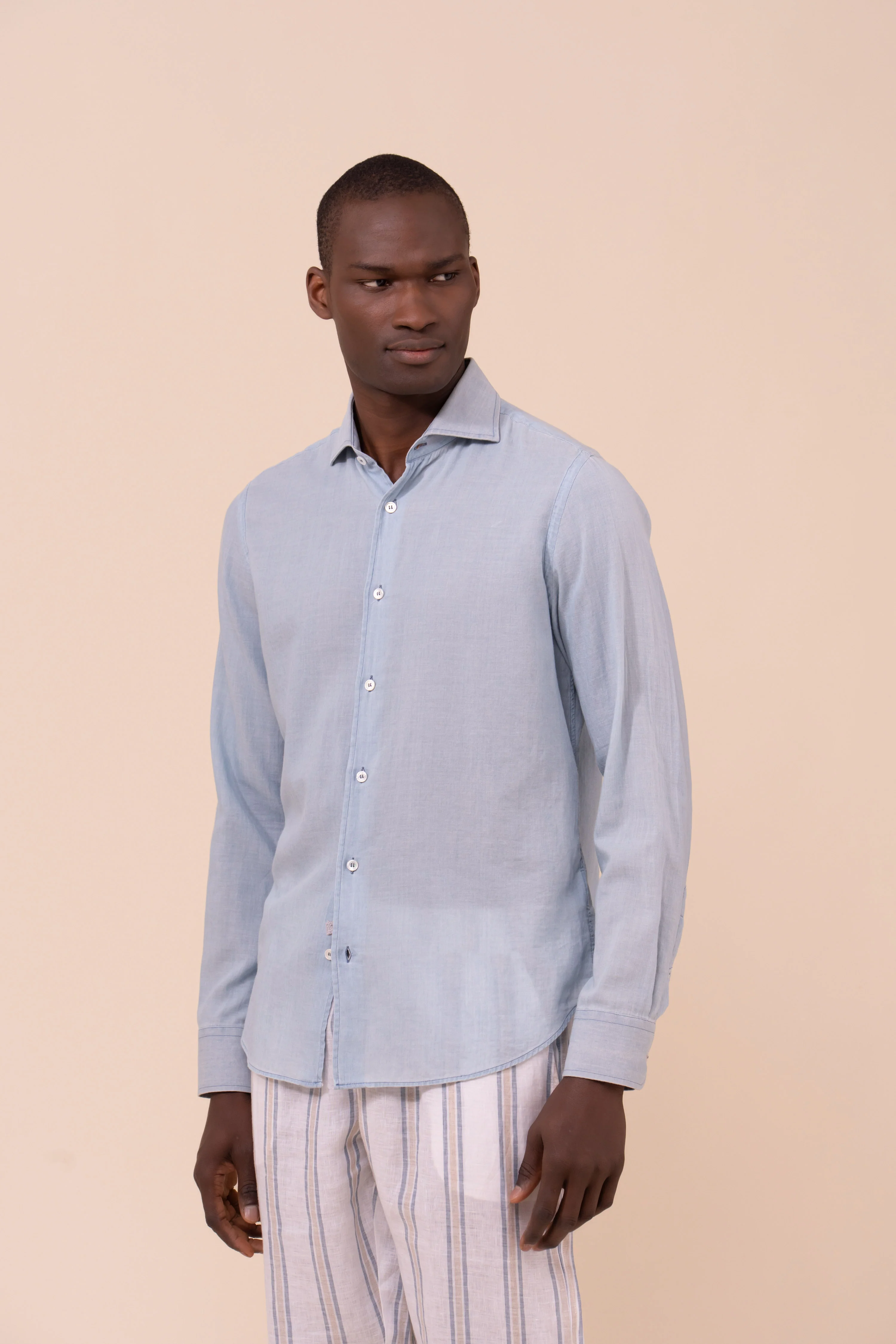 Sean Denim Light Cotton Shirt