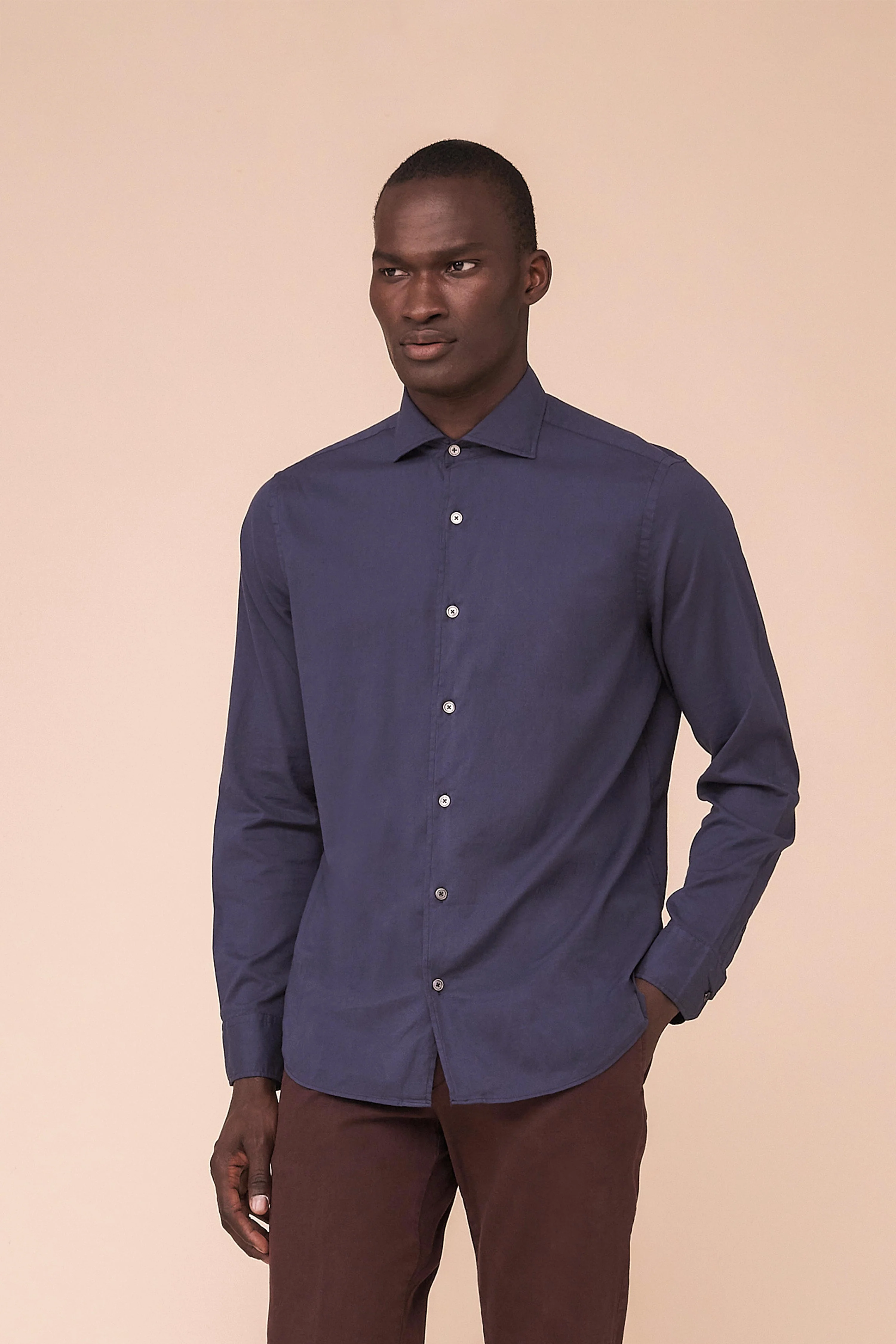 Sean Cotton Voile Shirt in iconic colors